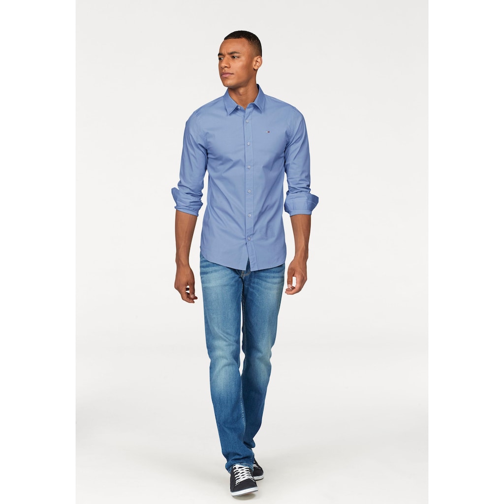 Tommy Jeans Langarmhemd »Sabim Stretch Hemd Shirt«, Stretch Hemd, Premium, Slim Fit, mit Elasthan