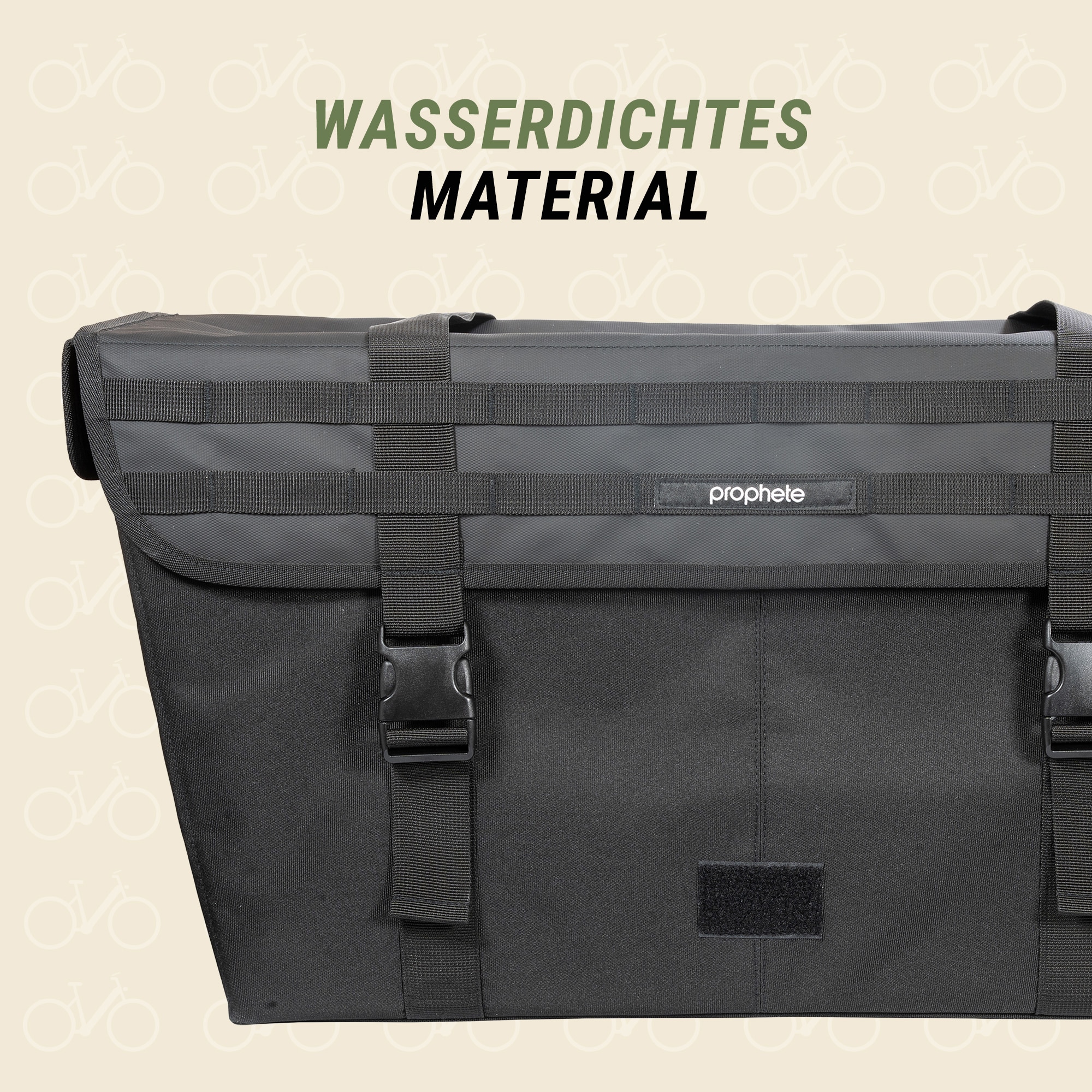 Prophete Fahrradtasche »Doppelpacktasche Longtail«