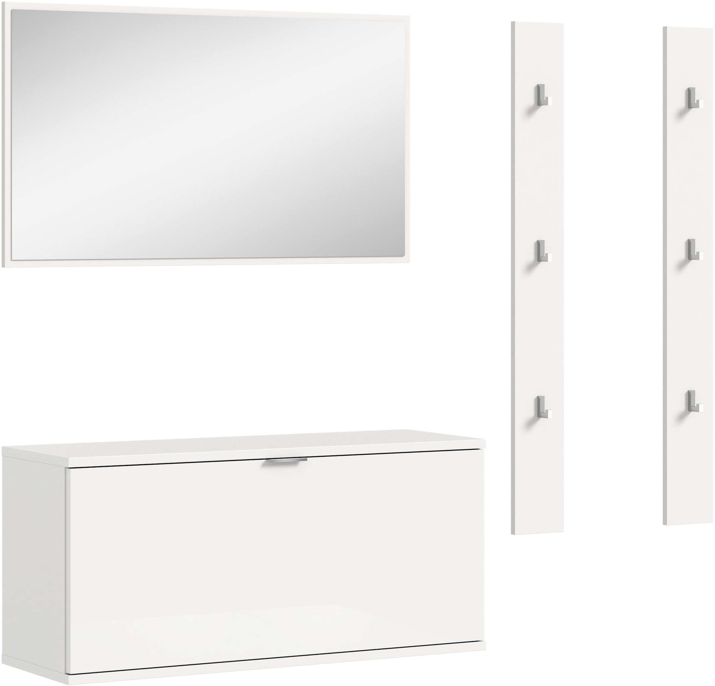 Home affaire Garderoben-Set »Trondheim Garderobenset 3-tlg. , Breite 130 cm,« 3 Stk. tlg.