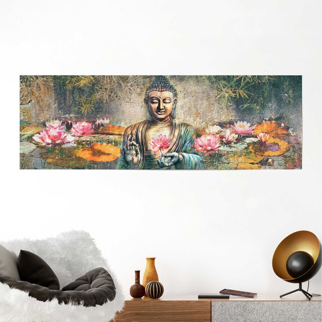 Reinders! Poster »Lotus Buddha«, (1 St.) auf Raten bestellen