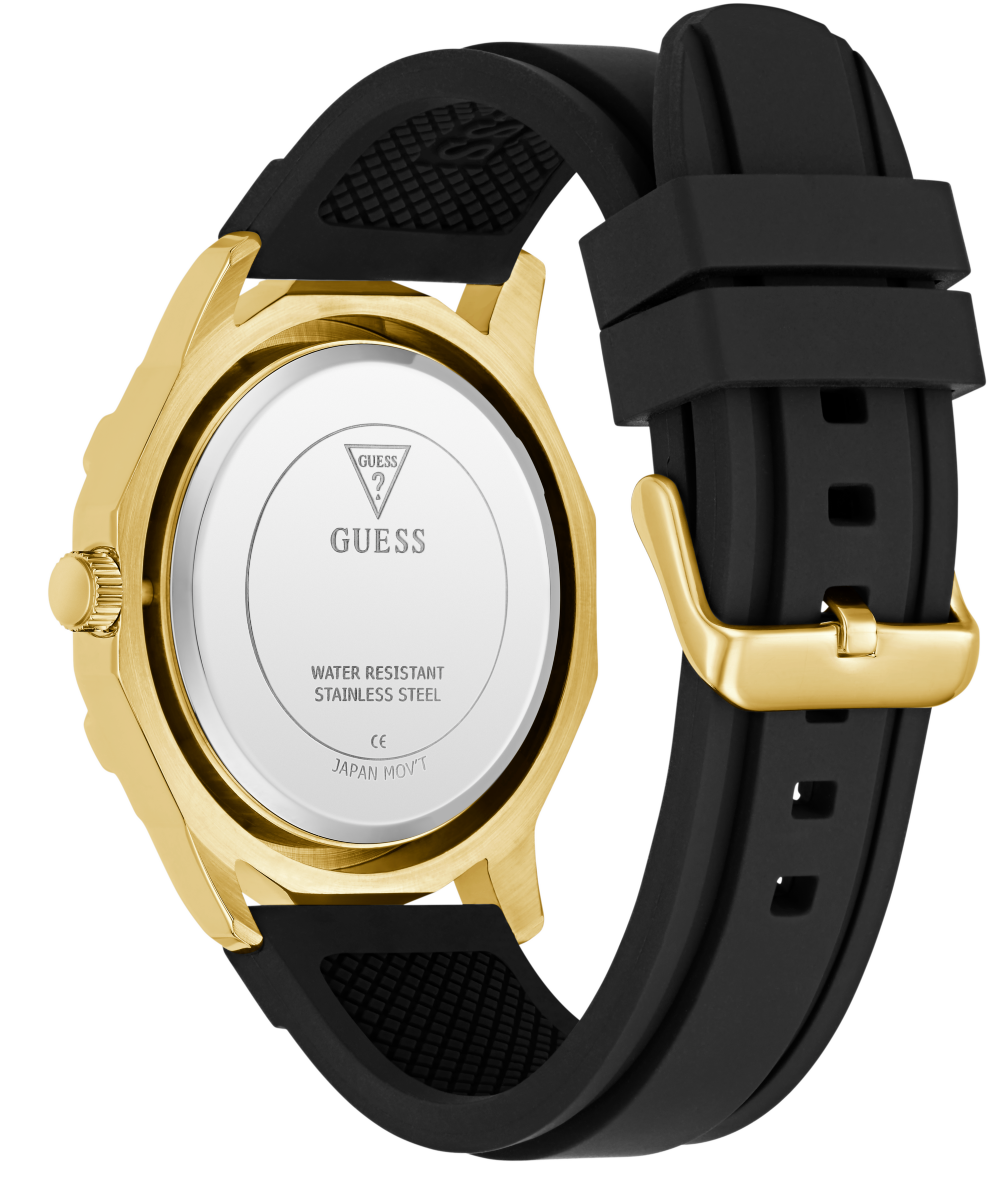 Guess Multifunktionsuhr »REGAL« Quarzuhr, Armbanduhr, Herrenuhr, Silikonarmband, Datum