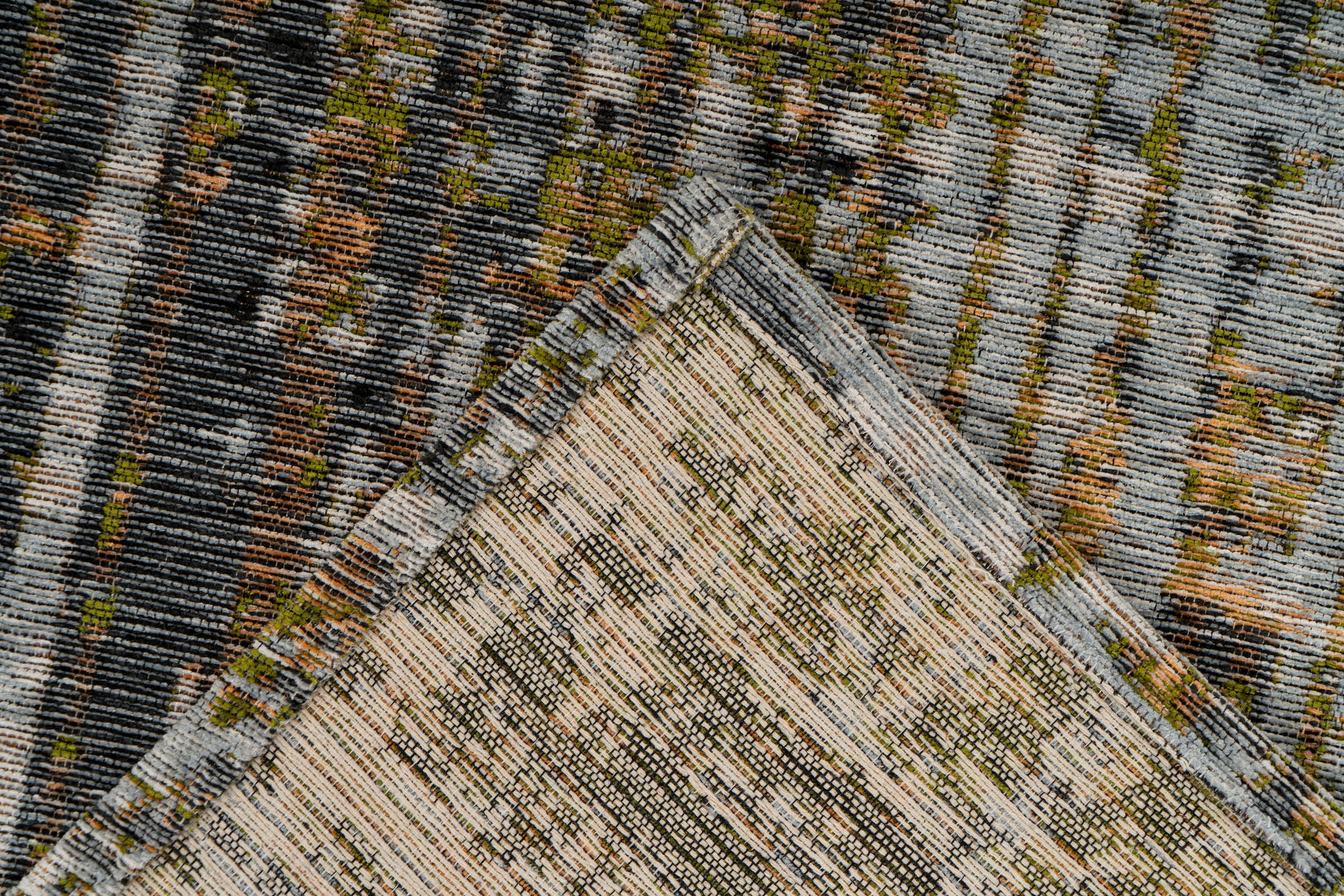 Padiro Teppich »Charme 325« rechteckig 5 mm Höhe Chenille Flachgewebe im Vintage Stil