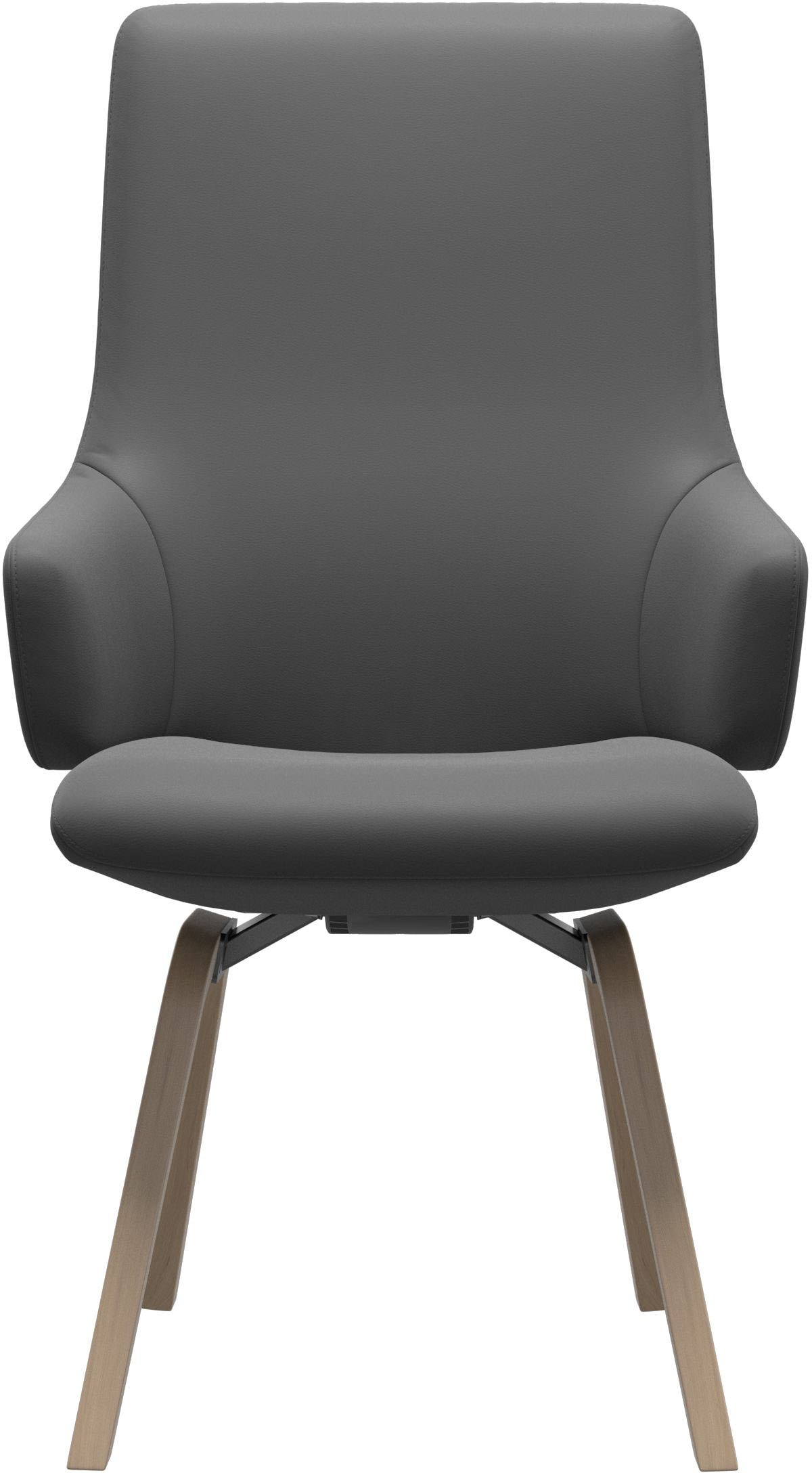 Stressless® Polsterstuhl »Laurel«, Leder BATICK, High Back mit Armlehne, Größe L, schräggestellte Beine in Walnuss