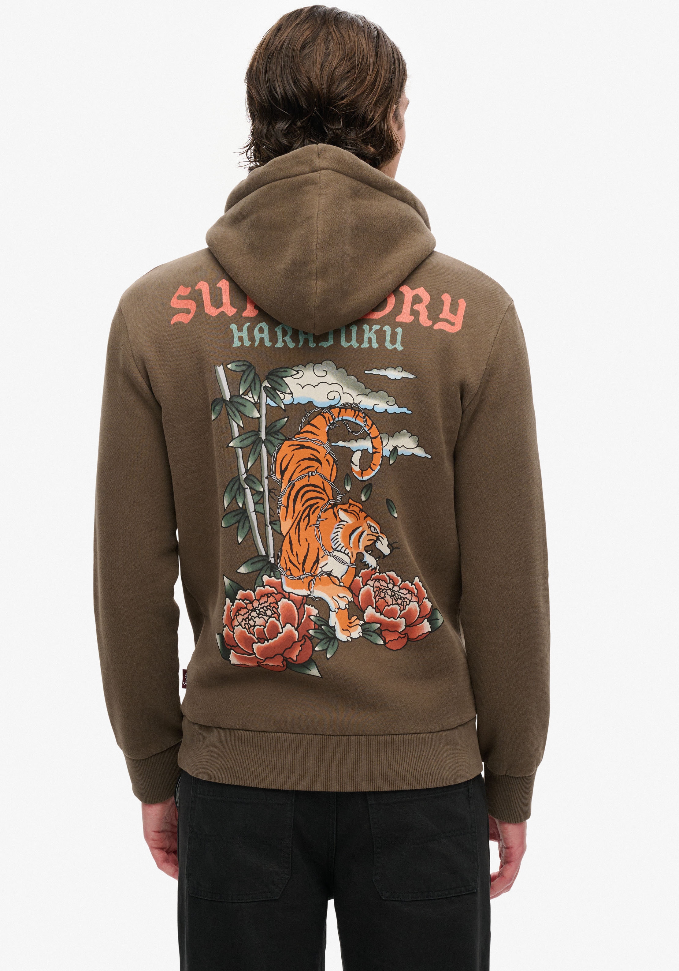 Superdry Kapuzensweatshirt »TATTOO GRAPHIC HOODIE«