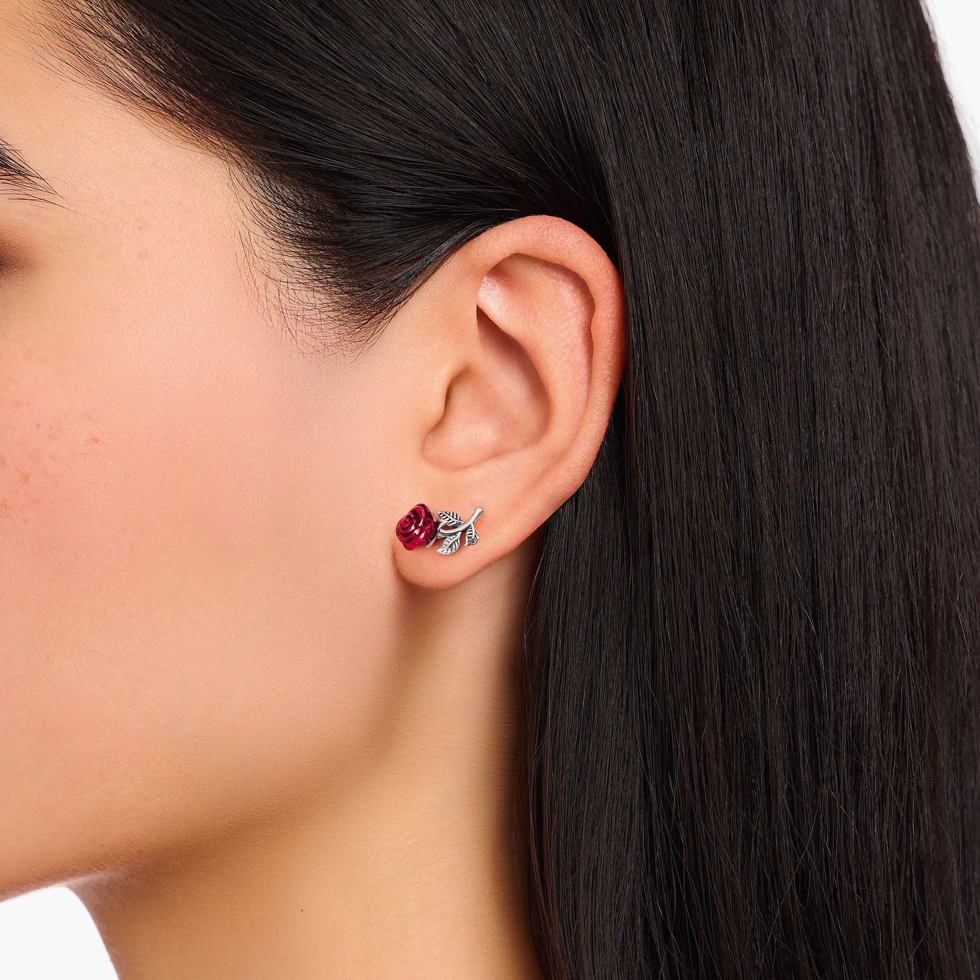 THOMAS SABO Paar Ohrstecker »Roses Romance, Rose, H2314-664-10«
