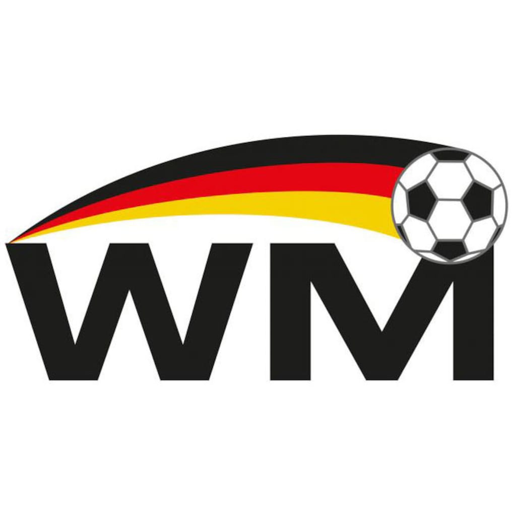 Wall-Art Wandtattoo »Wandaufkleber WM Fußball«, (1 St.), selbstklebend, entfernbar