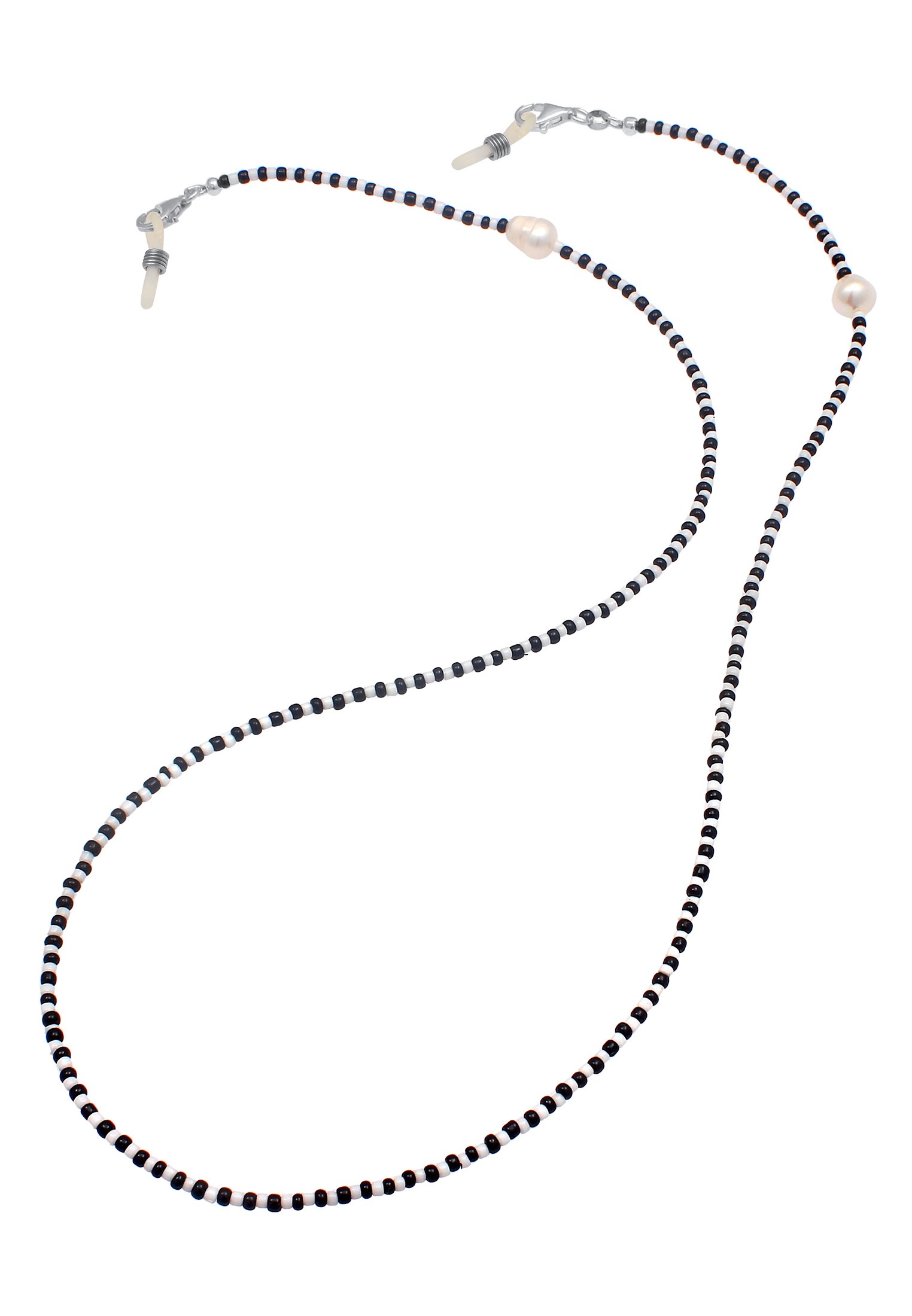Elli Schmuckset »Schmuckzubehör Brillenkette Barock Perlen Glas Beads 925 Silber«