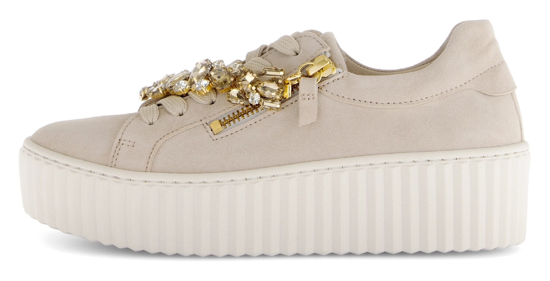 Gabor Plateausneaker, Freizeitschuh, Halbschuh, Schnürschu mit Best Fitting-Ausstattung