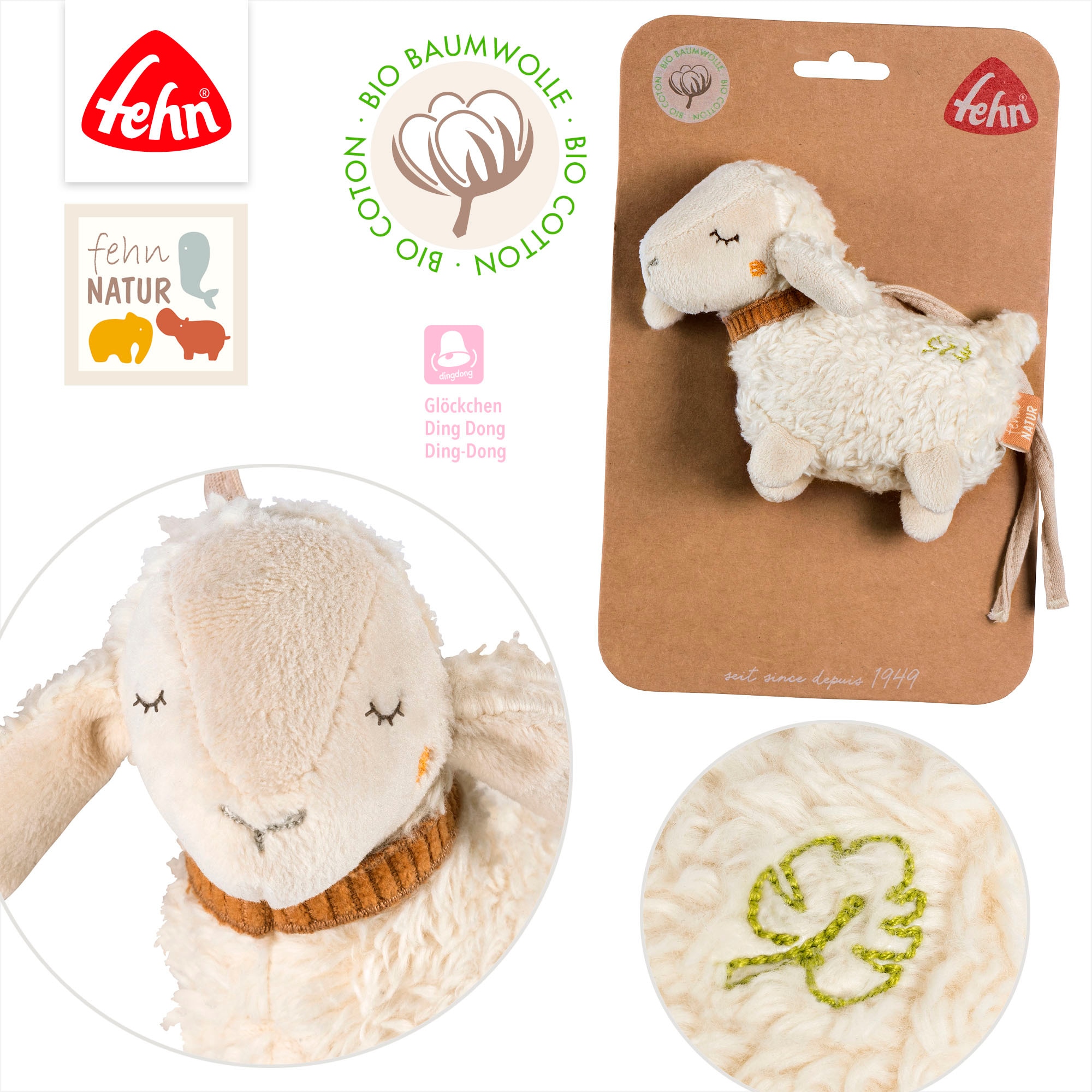 Fehn Greifling »FehnNATUR, Mini-Schaf«
