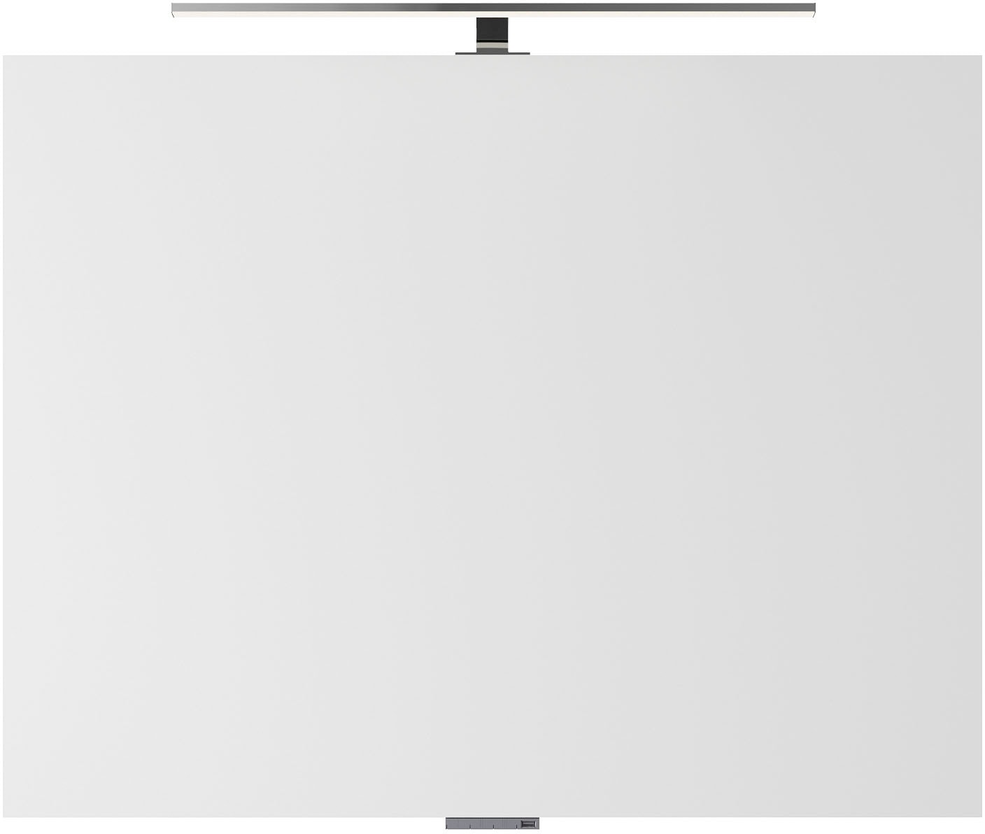 Saphir Badmöbel-Set »Serie 4035 2-teilig, Keramikwaschtisch mit LED-Spiegel, 90 cm breit«, (Set), Badezimmer-Set inkl. Türdämpfer, 2 Schubladen, Waschplatz