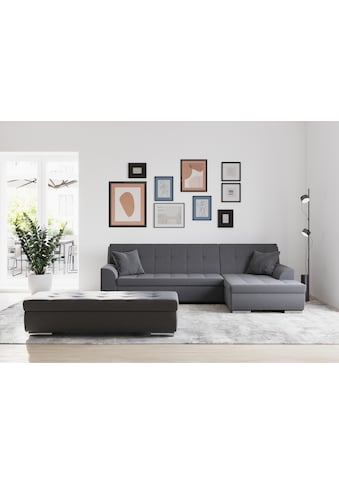 Ecksofa »Treviso viele Bezüge, auch in Cord, Schlafsofa, B/T/H: 267/80/83 cm«