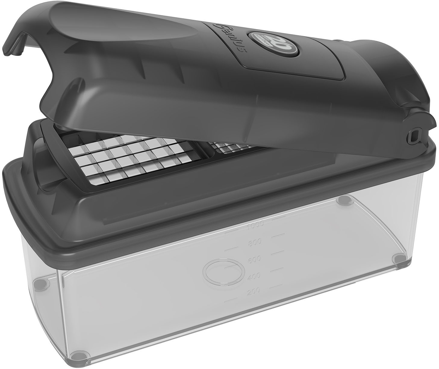 Genius Gemüseschneider »Nicer Dicer Plus Jubiläums-Edition, Set 13-tlg.« Zerkleiner mit XXL- Messereinsätze