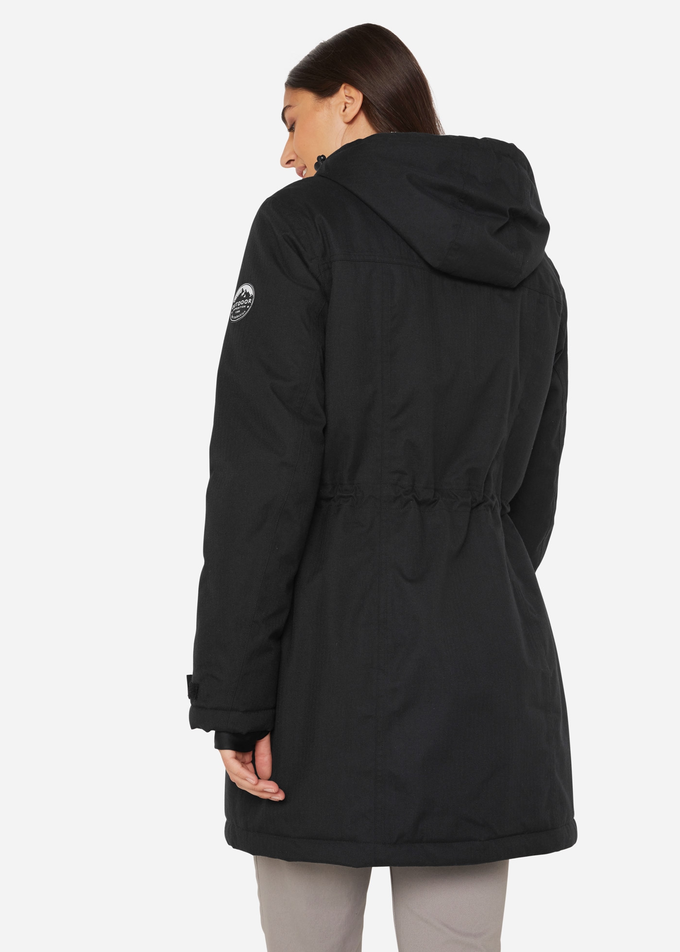 bonprix Funktionsparka »wasserdichte Funktions-Parka mit Teddyfleece in der Kapuze« mit Kapuze mit Teddyfleece, mit Kapuze, wasserdicht, lässig geschnitten