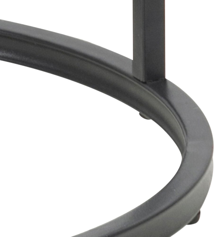 ACTONA GROUP Beistelltisch Metallgestell im modernen Industrie-Look, rund, T: 40 x H: 55 cm