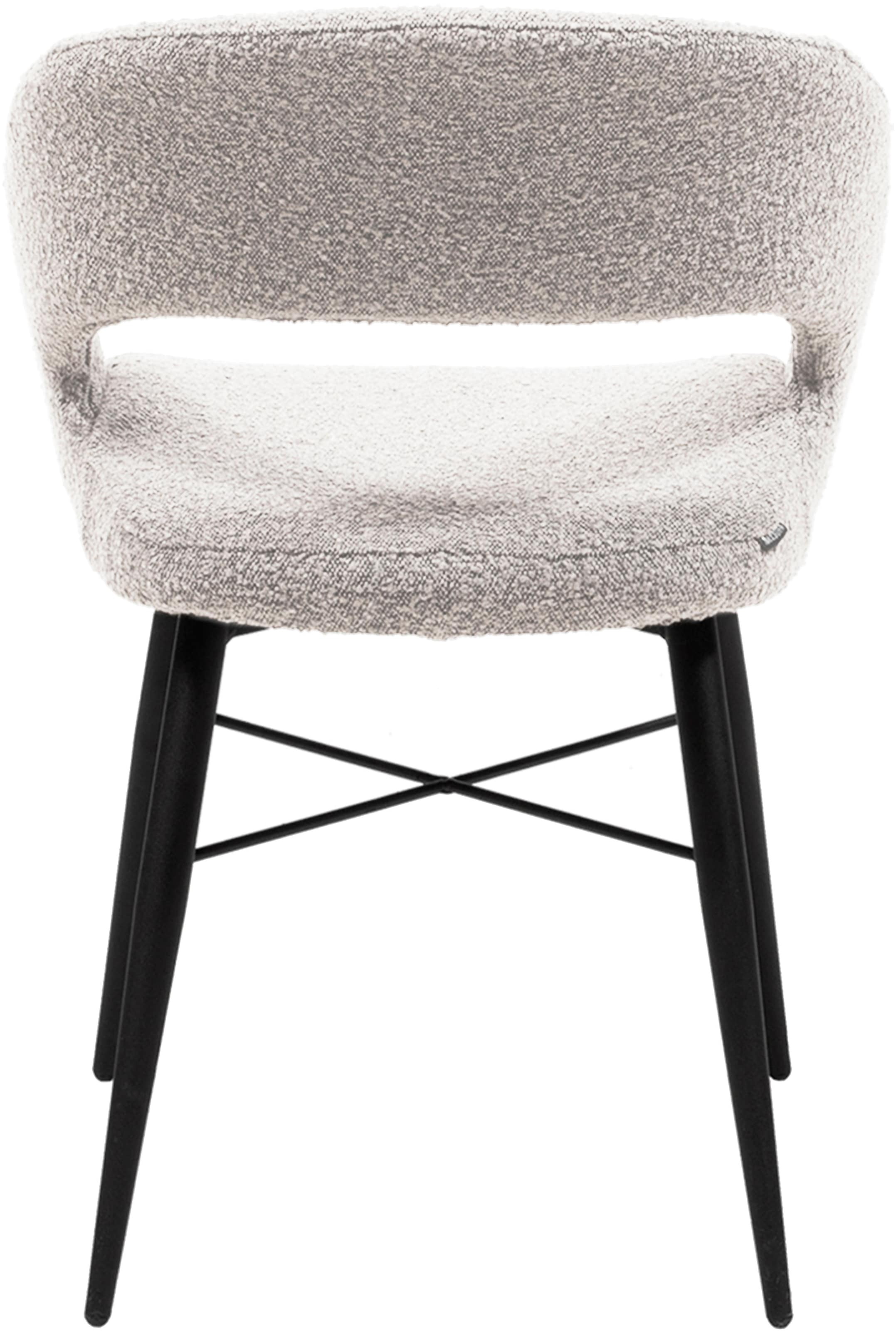 OMG Design Esszimmerstuhl »Marley« (Set) 1 Stk.mit modernem Cut-Out, Bouclé Bezug