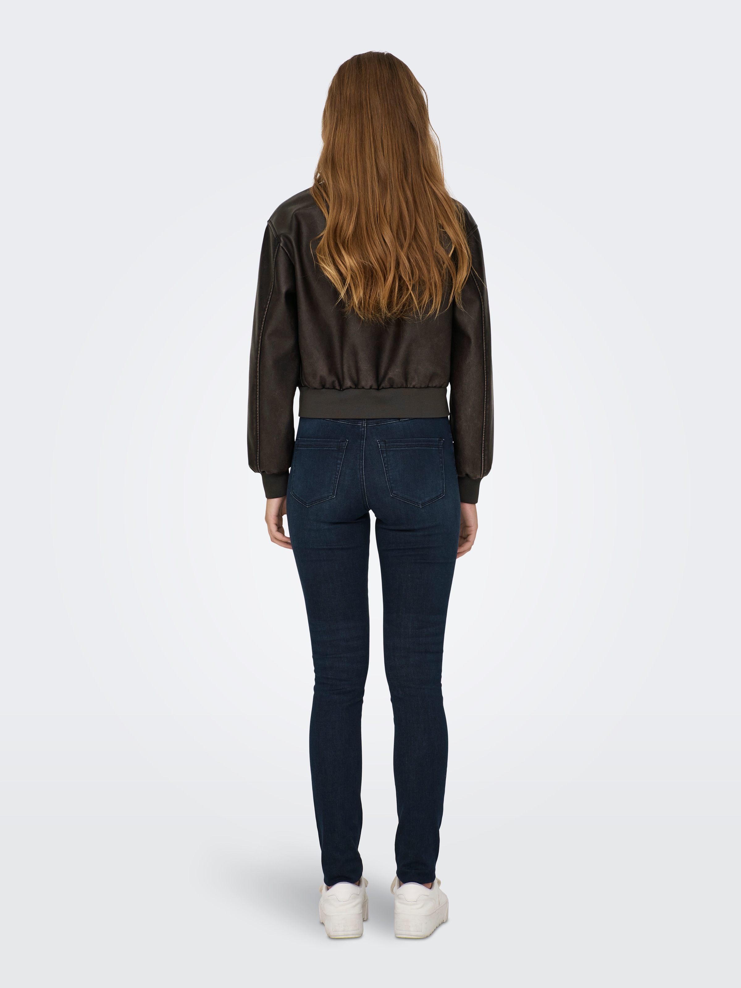ONLY Lederimitatjacke »ONLJANE FAUX LEATHER WASHED BOMBER OTW«