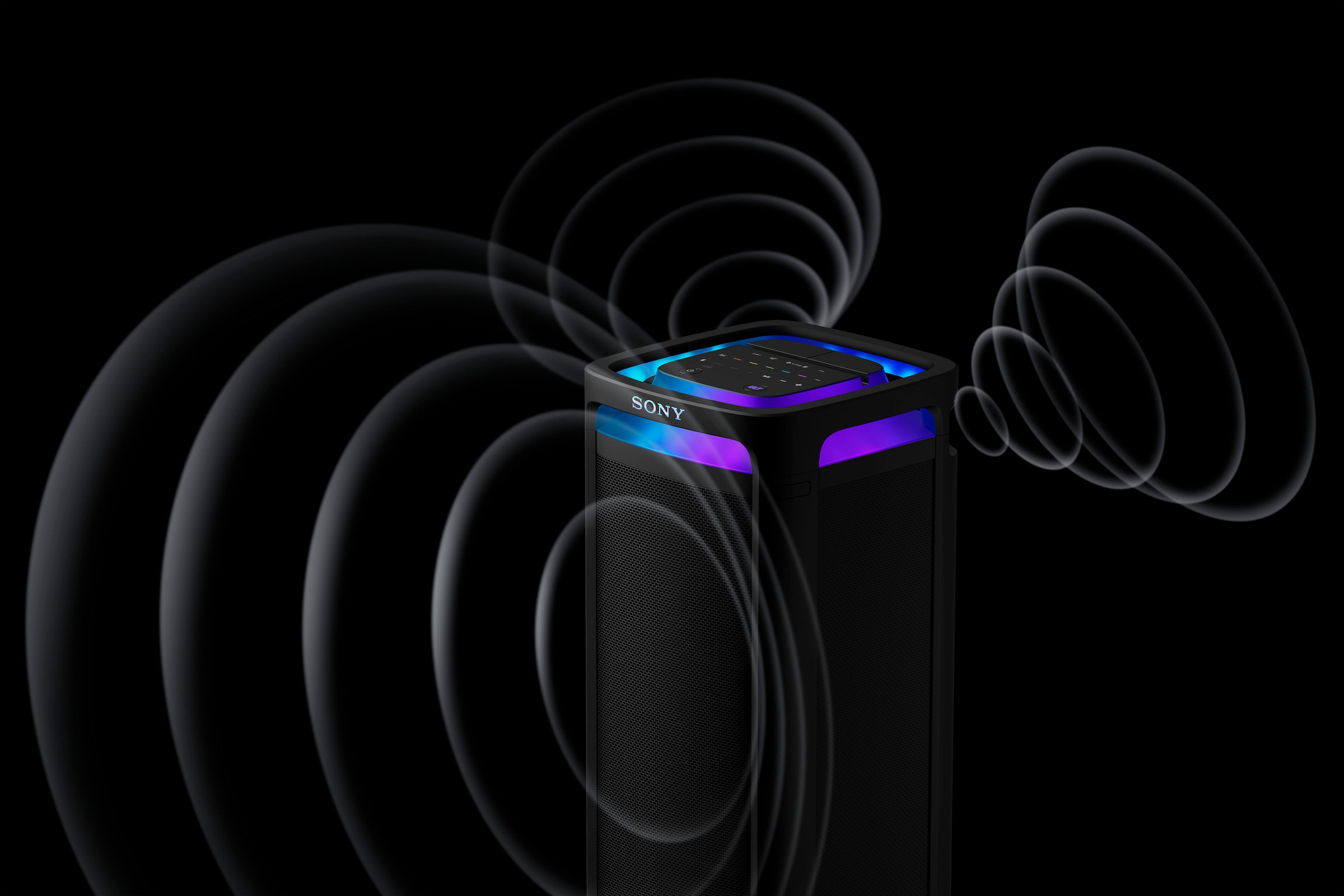 Sony Party-Lautsprecher »ULT Tower 9AC + ULT MIC1«, (Set)