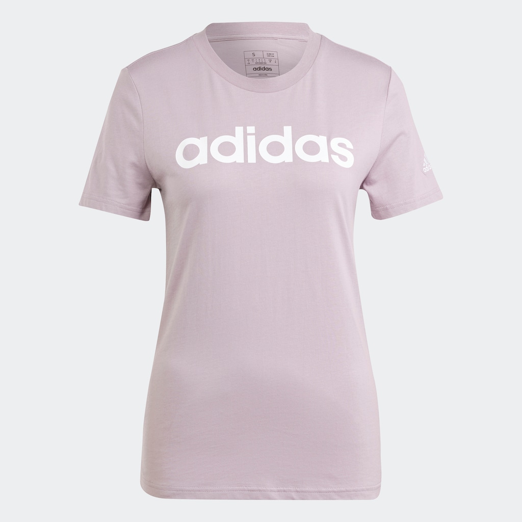 adidas Sportswear T-Shirt »LOUNGEWEAR ESSENTIALS SLIM LOGO«