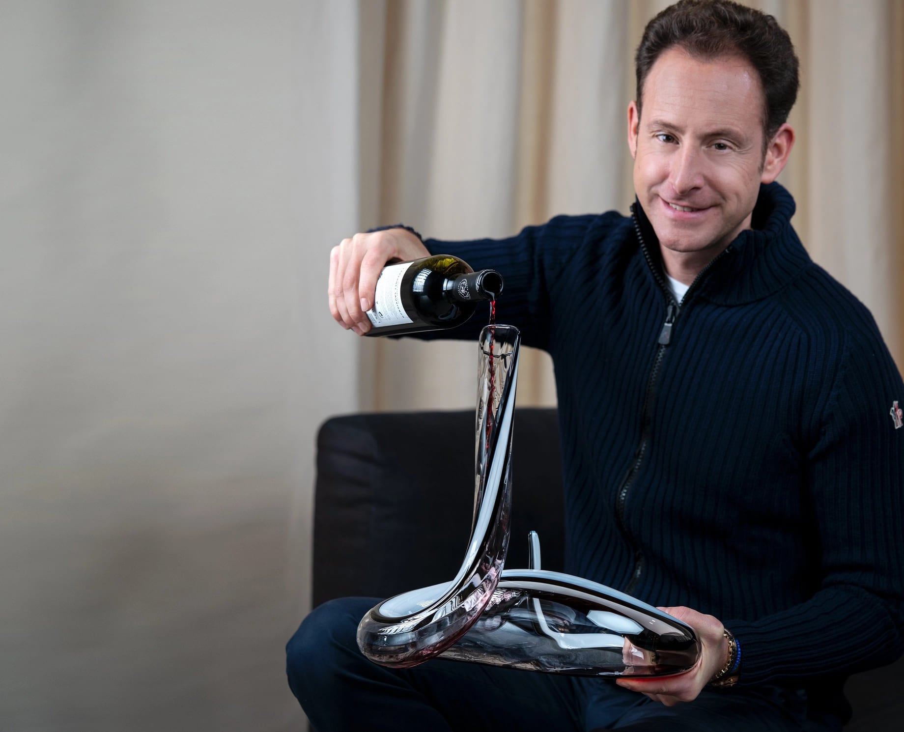 RIEDEL THE WINE GLASS COMPANY Dekanter »Dekanter Mambo Fatto A Mano 32,5 cm transparent« Handwäsche wird empfohlen
