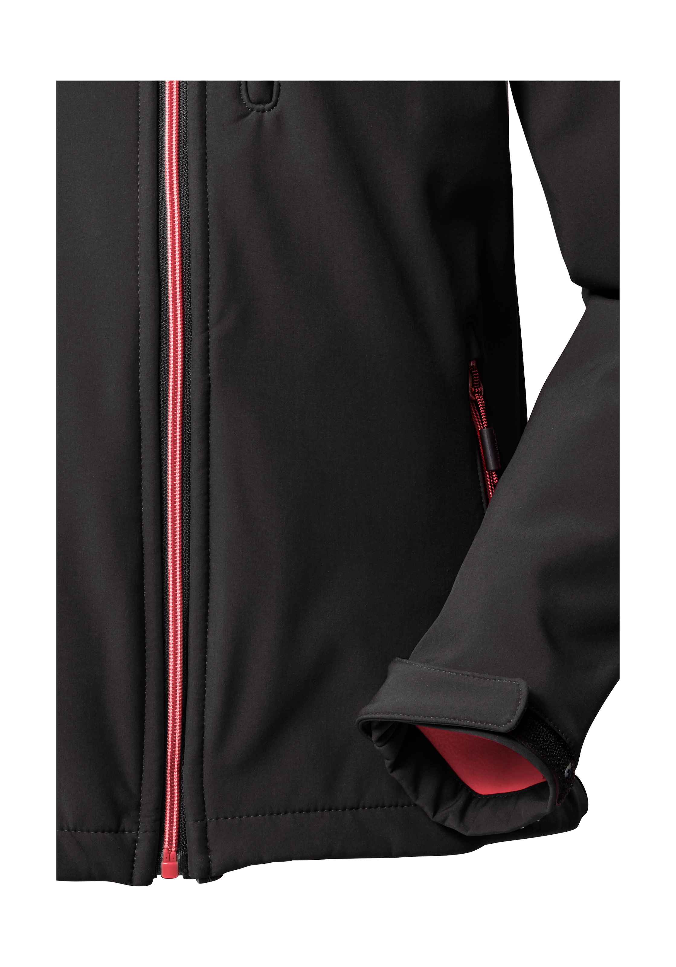 Killtec Softshelljacke »Girls Softshelljacke« Wasserabweisend, verstellbare Kapuze u Ärmel, Fleece-Innenfutter