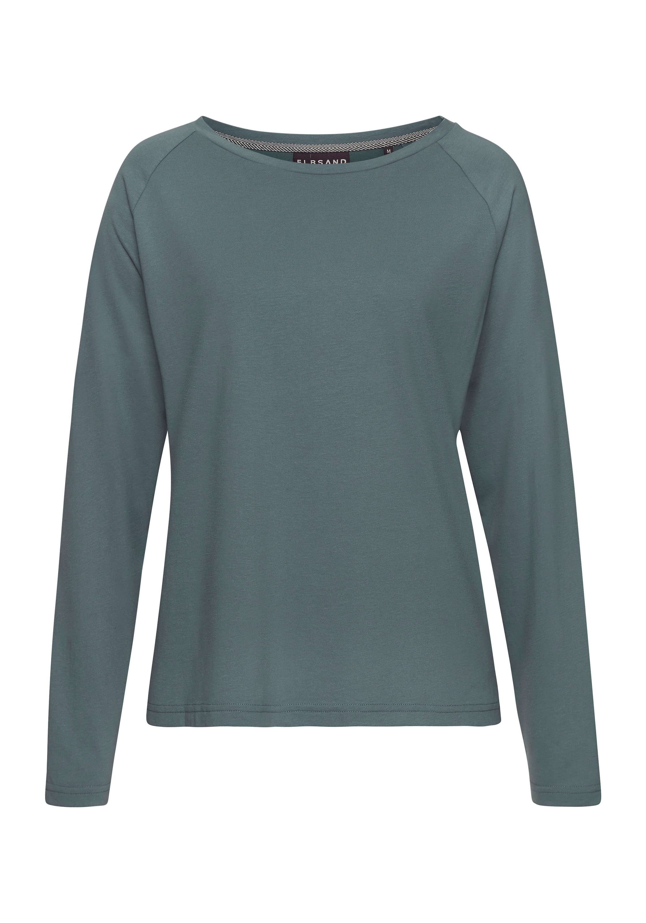 Elbsand Longsleeve »Tinna«, mit Logodruck hinten, Langarmshirt aus Baumwoll-Mix, sportlich-casual