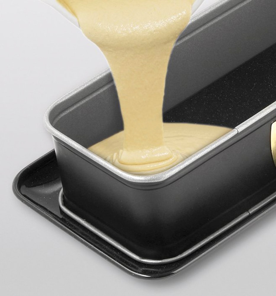 Dr. Oetker Kastenform »Back-Idee, rechteckige Springform mit Emaille-Servierboden, 30 cm«