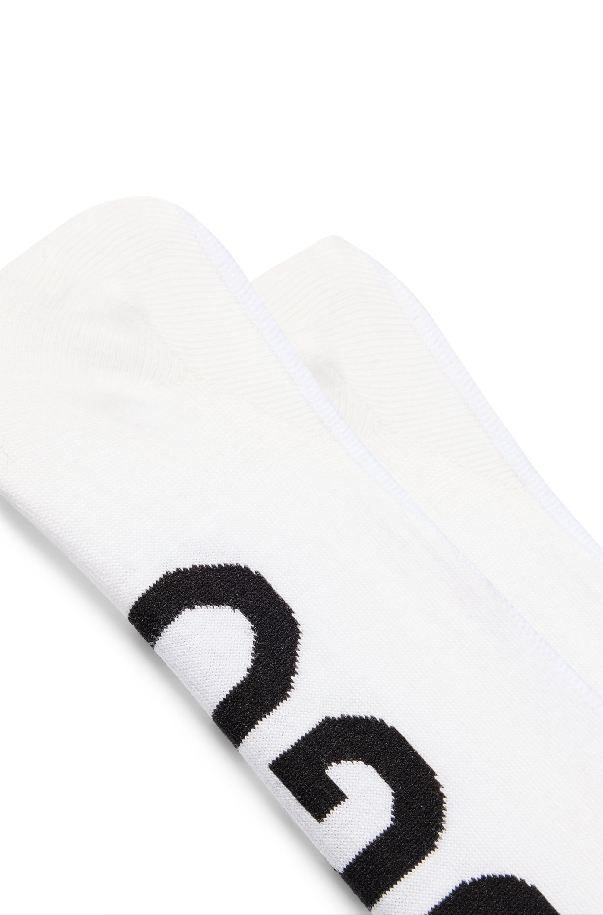HUGO Underwear Sneakersocken »2P INVISIBLE W«, (Packung, 2 Paar, 2er), mit HUGO Logoschriftzug unter der Sohle