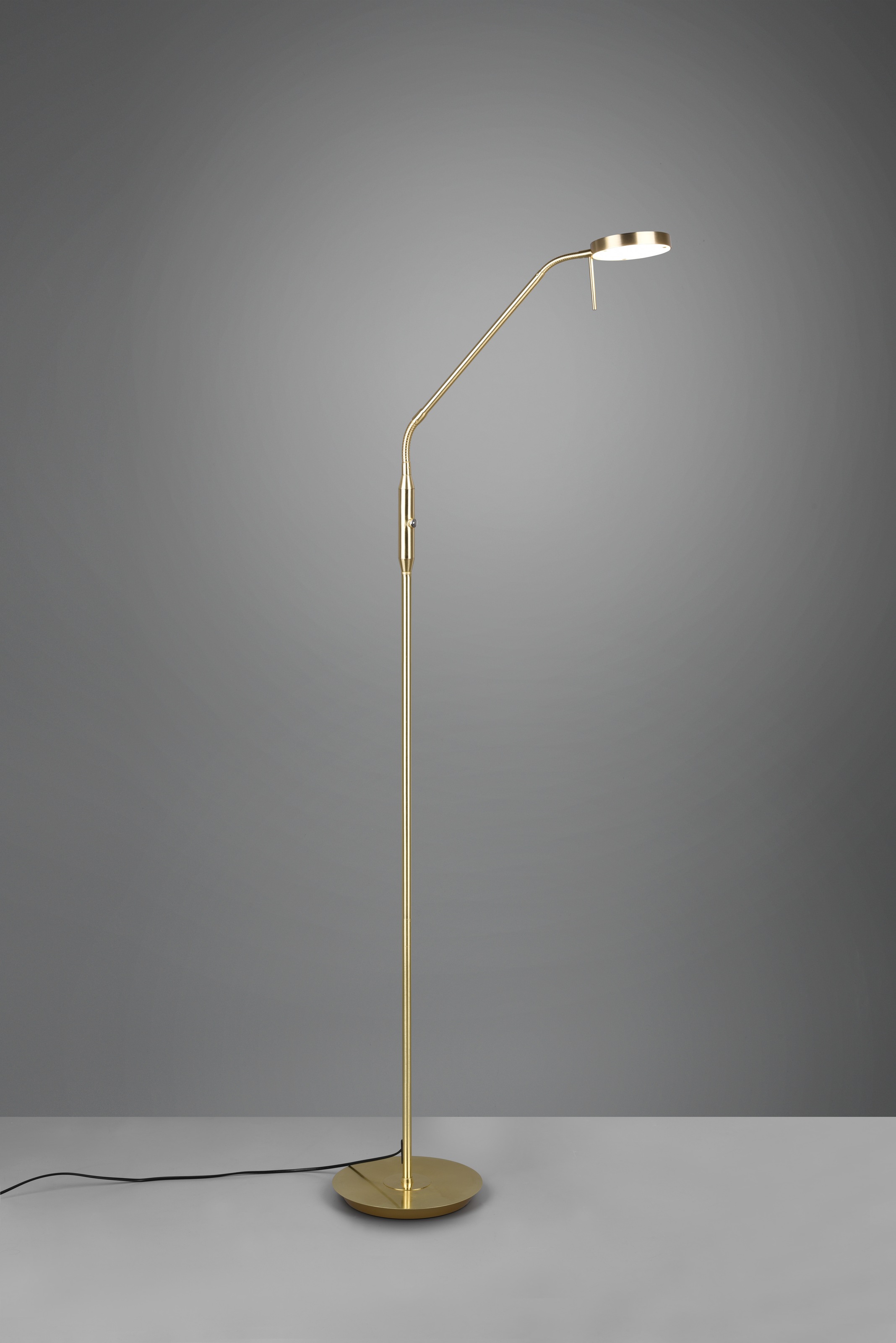 TRIO Leuchten LED Stehlampe »MONZA, Stehleuchte mit Sensordimmer Lichtfarbe einstellbar 2300-4000K«, 1 flammig, Leuchtmittel LED-Board | LED fest integriert, Leuchtenkopf flexibel verstellbar Memoryfunktion Höhe 145-160 cm