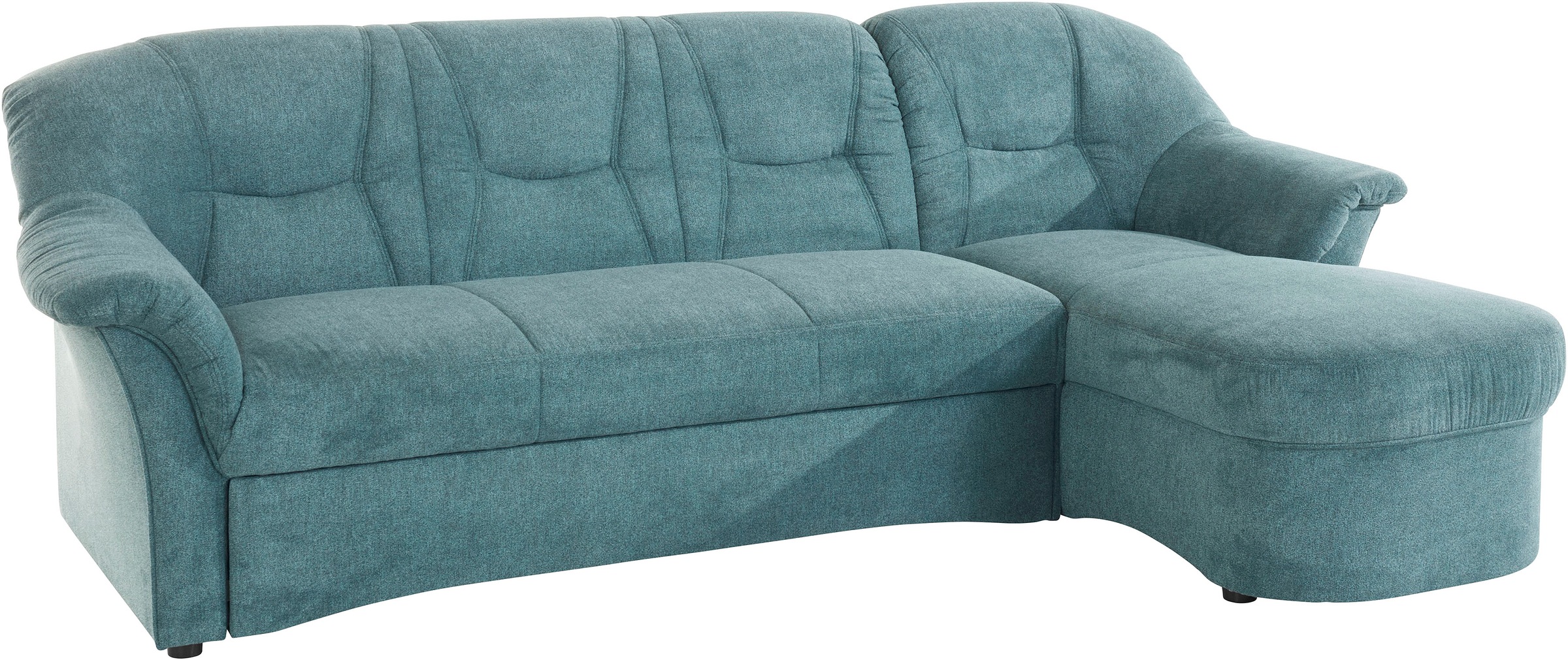 DOMO collection Ecksofa »Sarafina zeitlos und komfortabel, optional mit Federkern, L-Form«, wahlweise mit Bettfunktion