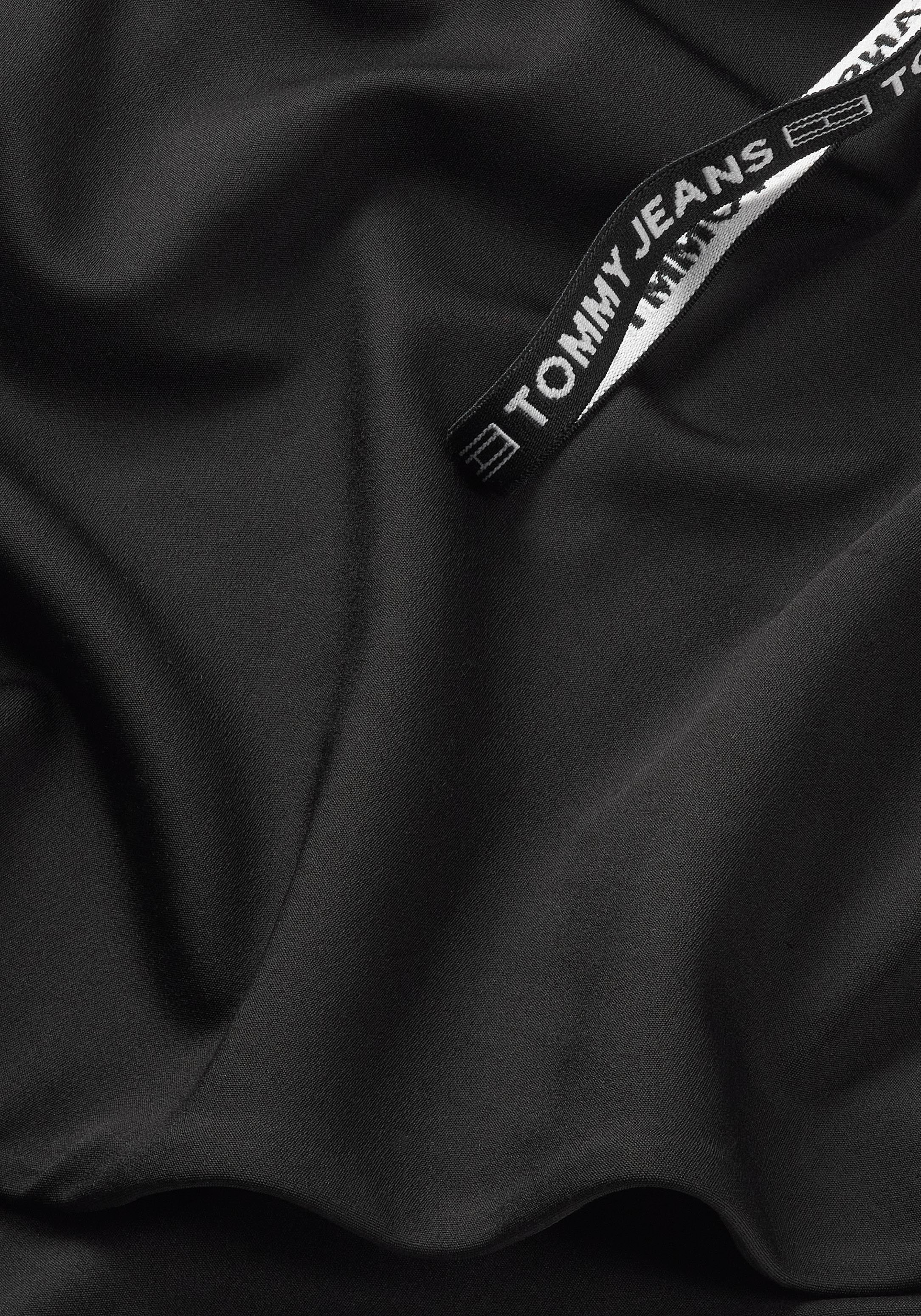 Logo Jeans ASYMETRIC T-Shirt LS«, ♕ TAPE mit TOP Tommy LOGO »TJW bei asymmetrischem