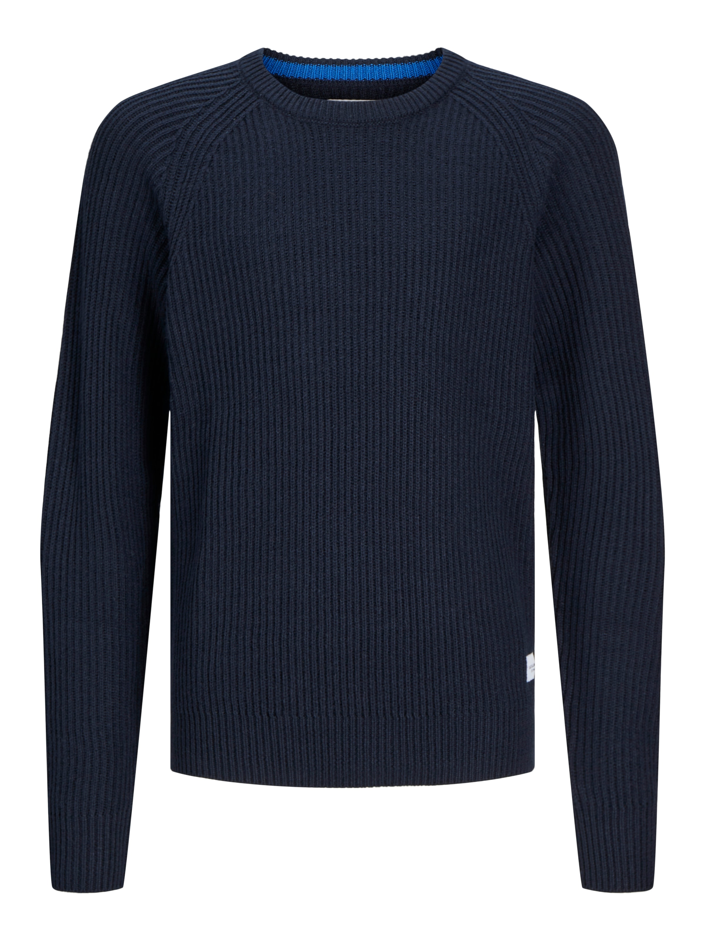 Jack & Jones Rundhalspullover »JJPANNEL KNIT CREW NECK AW24«