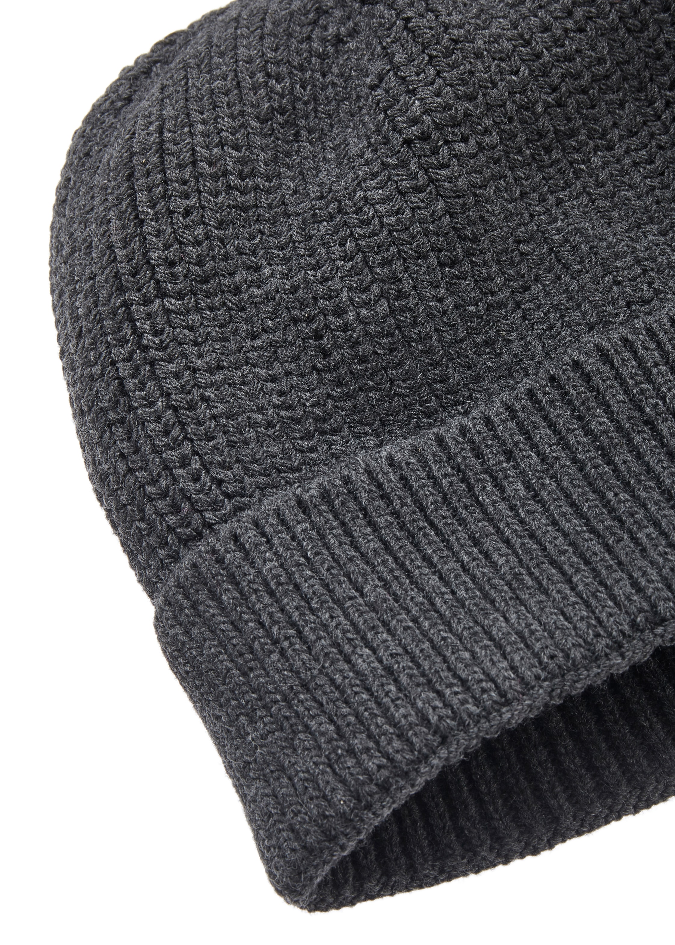 LASCANA Beanie, mit Umschlag, Strickmütze, Wintermütze, Herbstmütze