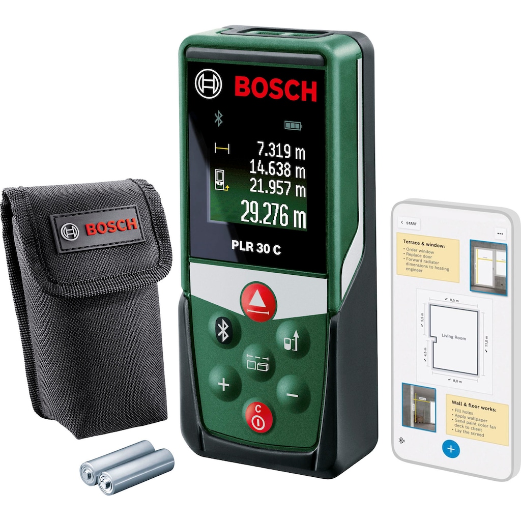 Bosch Home & Garden Entfernungsmesser »PLR 30 C«