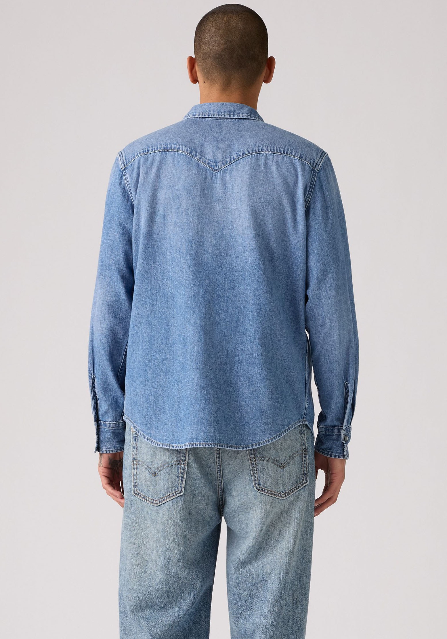 Levi's® Jeanshemd, mit Druckknopf- Verschluss