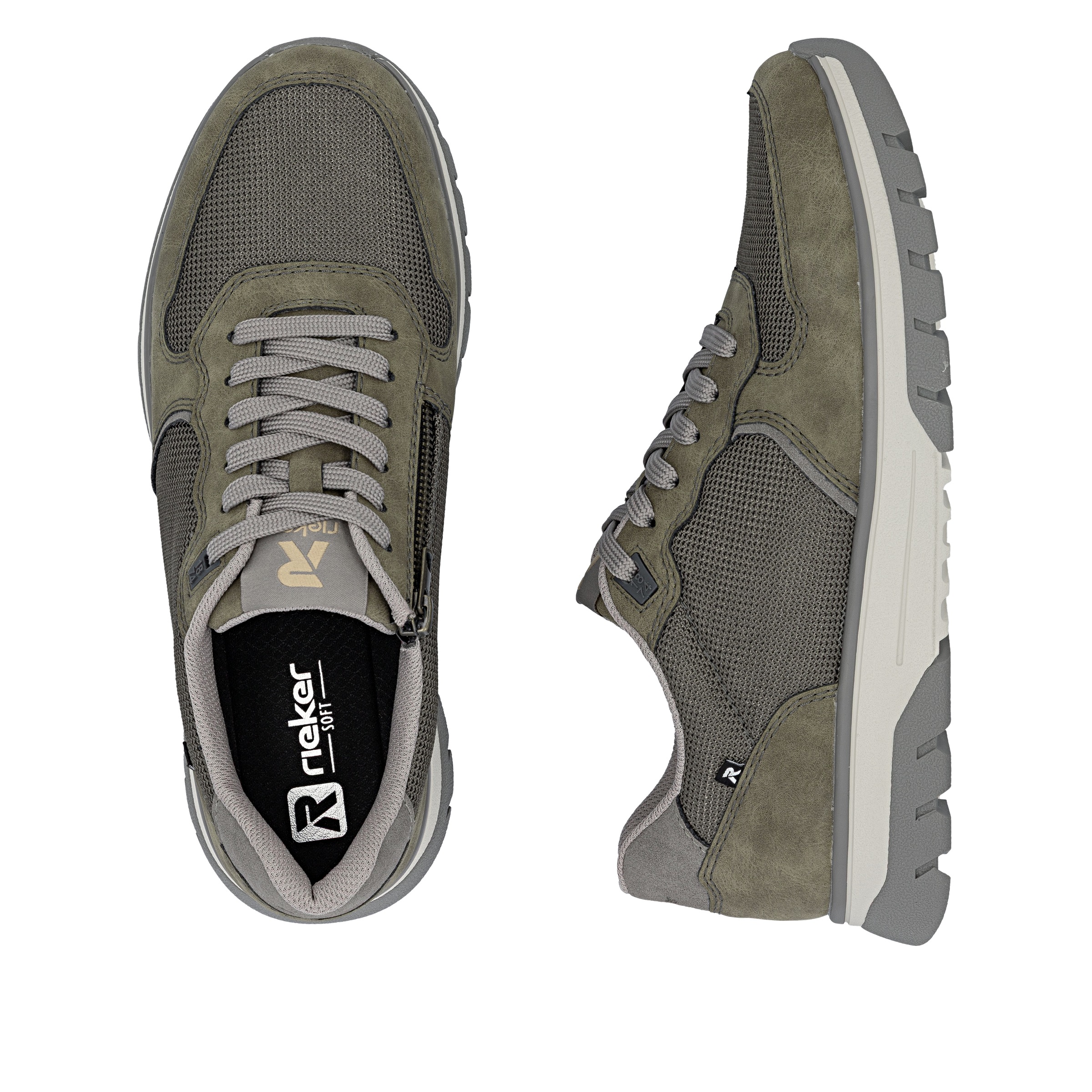 Rieker Sneaker  Schnürschuh, Halbschuh, Freizeitsneaker mit Profilsohle