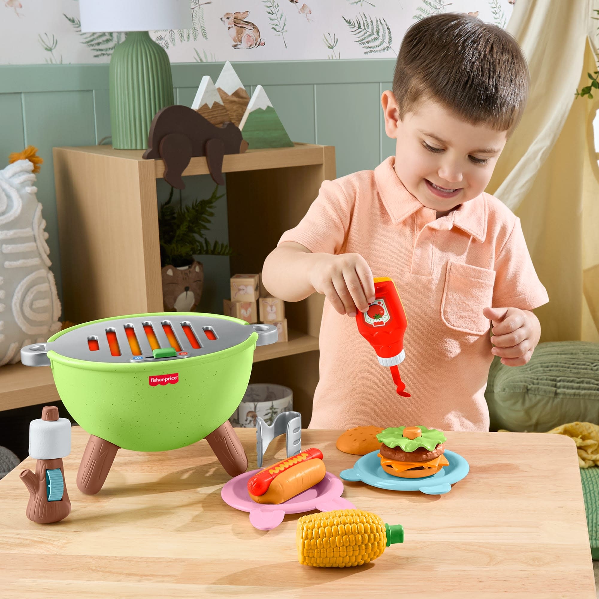 Fisher-Price® Kinder-Grill »Camping-Freunde«