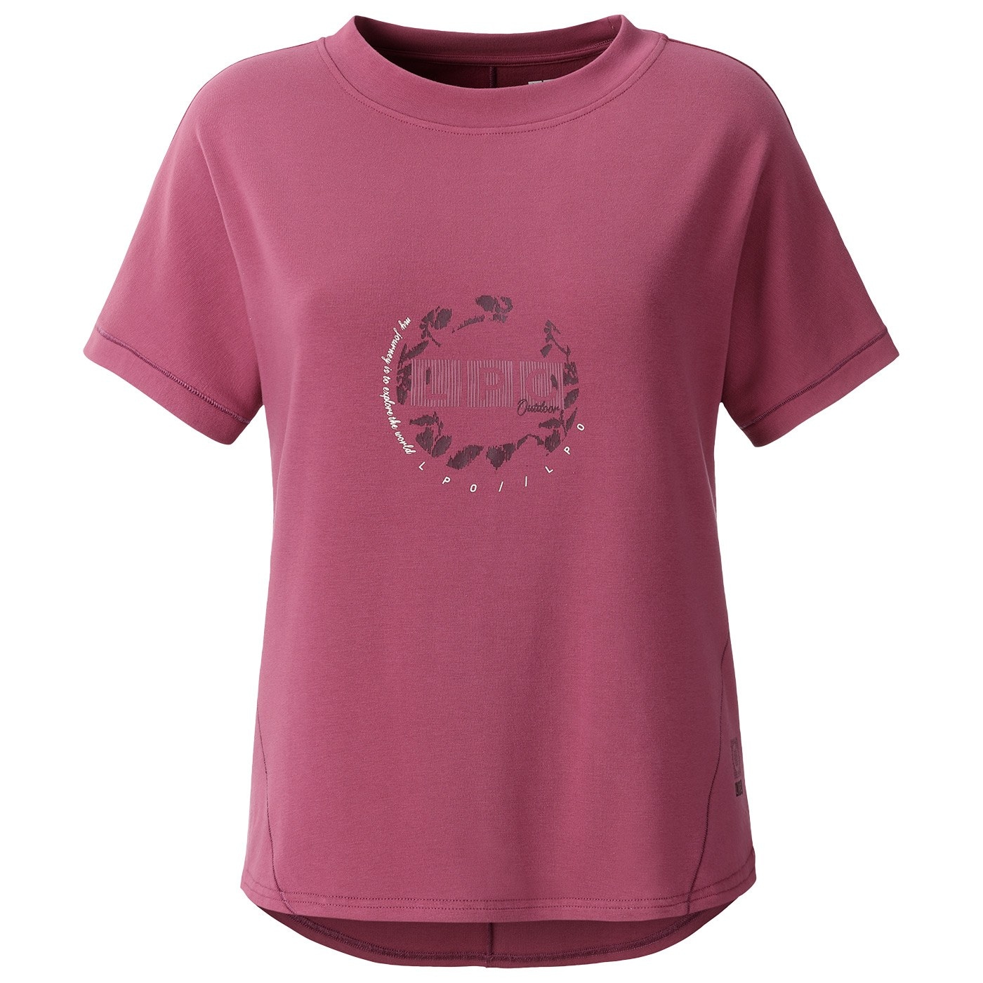 LPO Funktionsshirt »Damen T-Shirt Nikole« Druck vorne, Rundhals