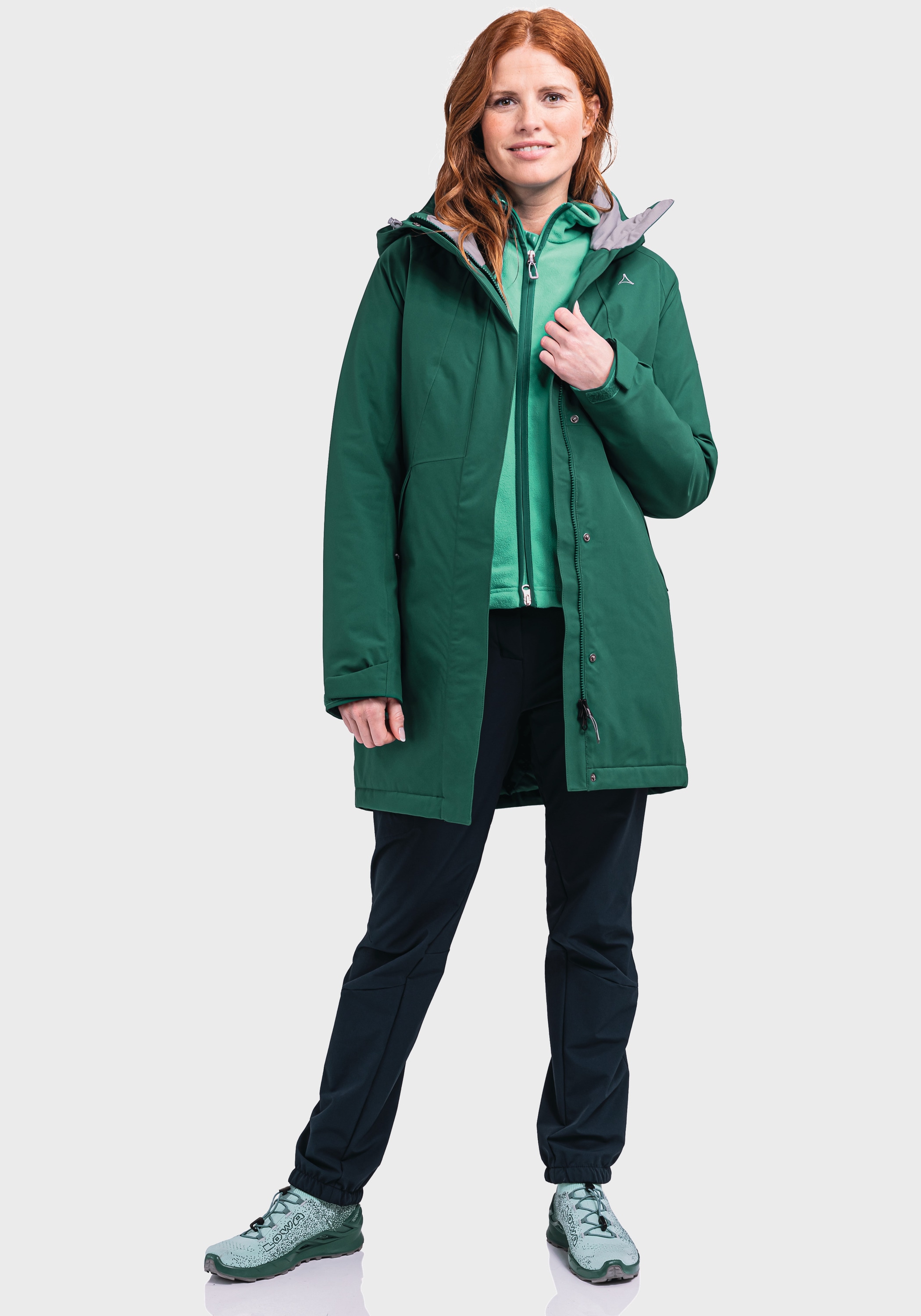 Schöffel Outdoorjacke »Ins. Jacket Bastianisee L«, mit Kapuze