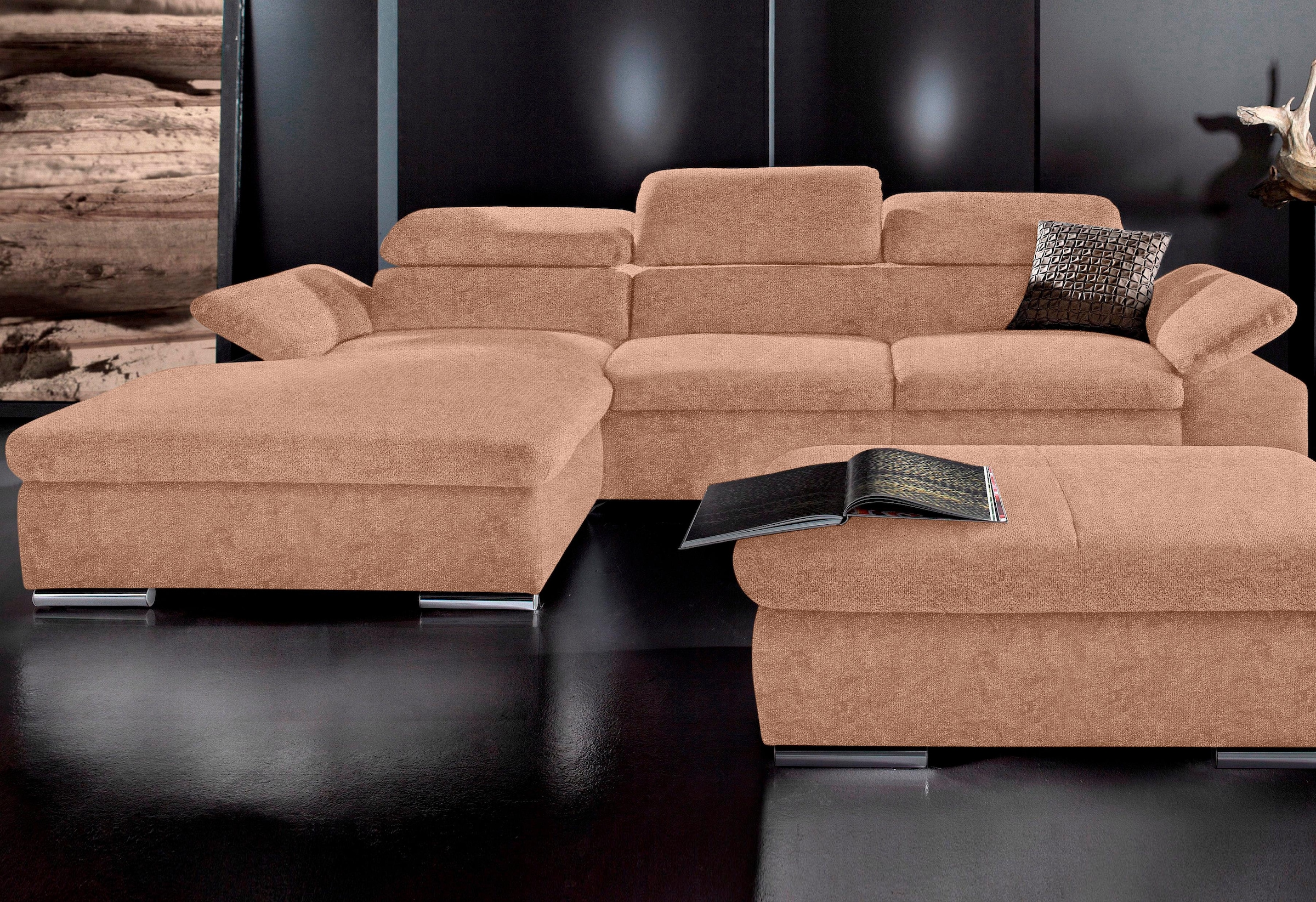 sit&more Ecksofa »Alcudia«, wahlweise mit Bettfunktion