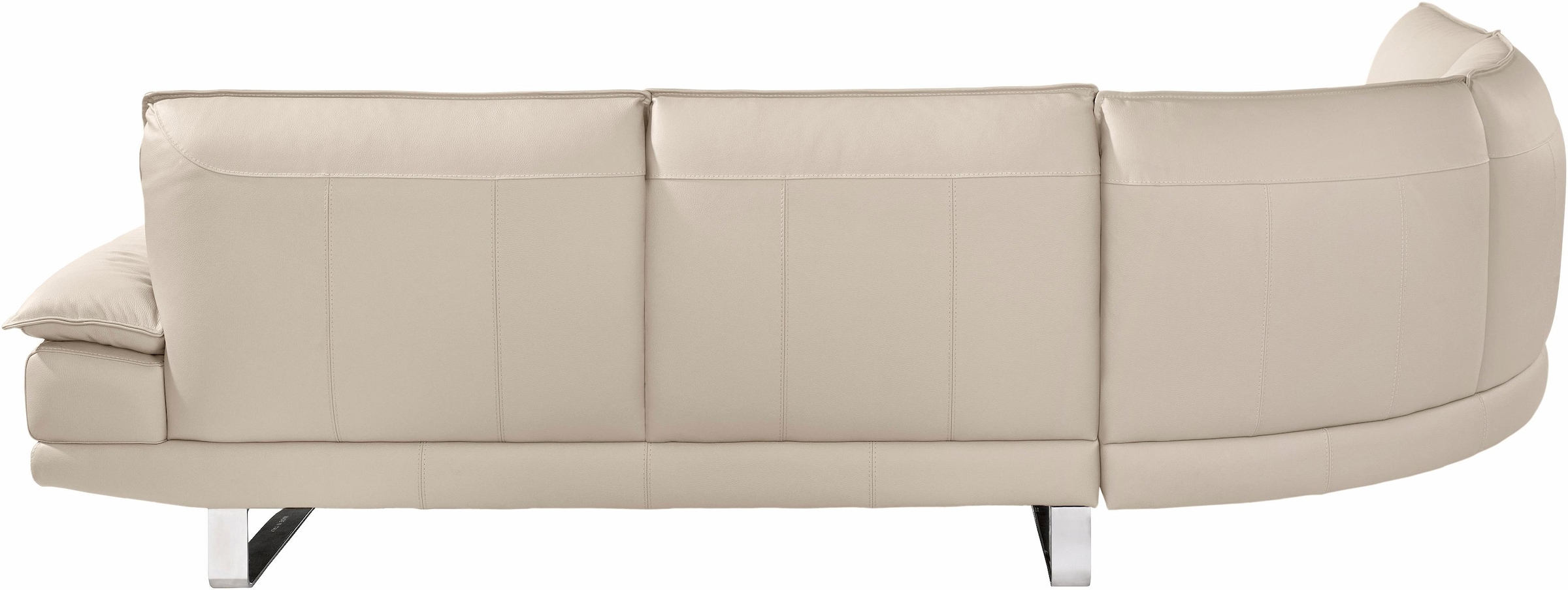 CALIA ITALIA Ecksofa »Dave, italienisches Designsofa mit erstklassigem Sitzkomfort, L-Form« mit tollen Lederbezügen