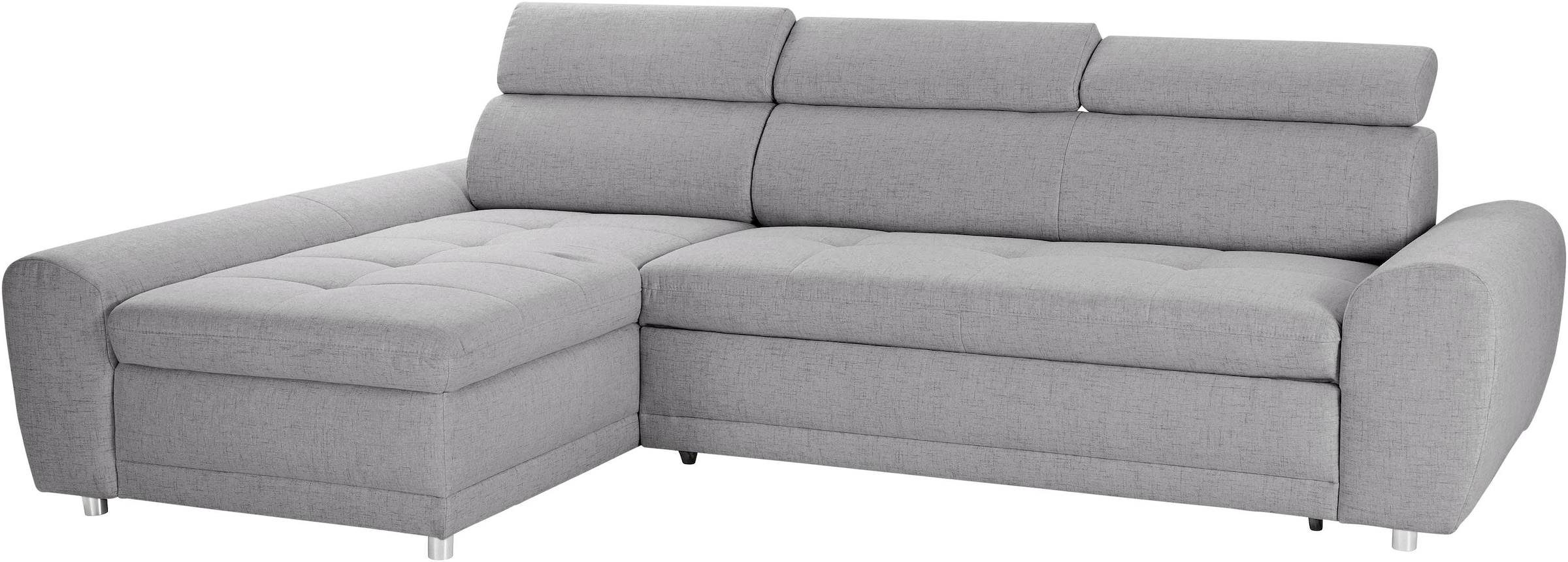 sit&more Ecksofa »Riva L-Form« inklusive Kopteilverstellung, wahlweise mit Schlaffunktion