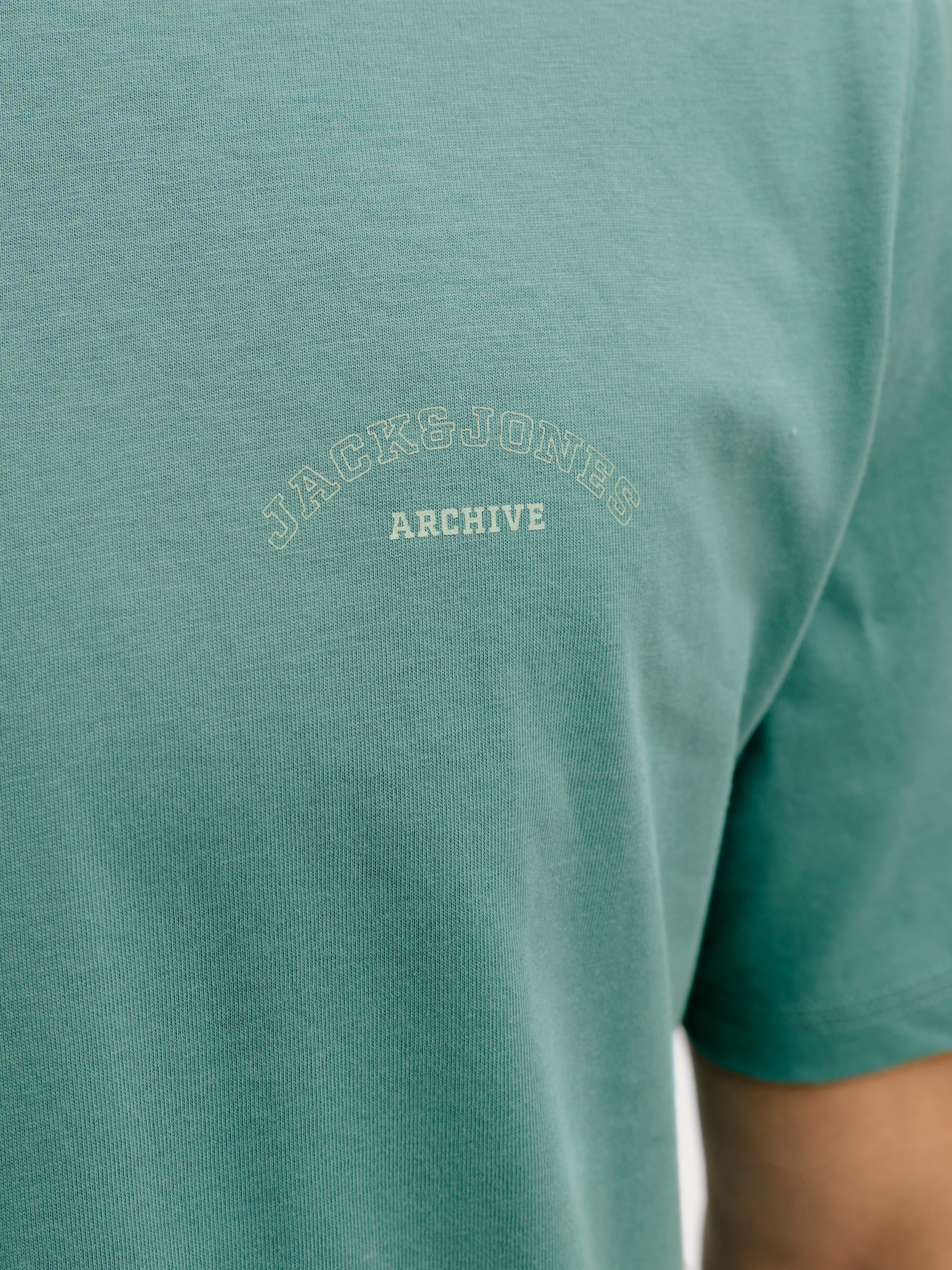 Jack & Jones Rundhalsshirt »JJCOLLEGE LOGO TEE SS CREW NECK«