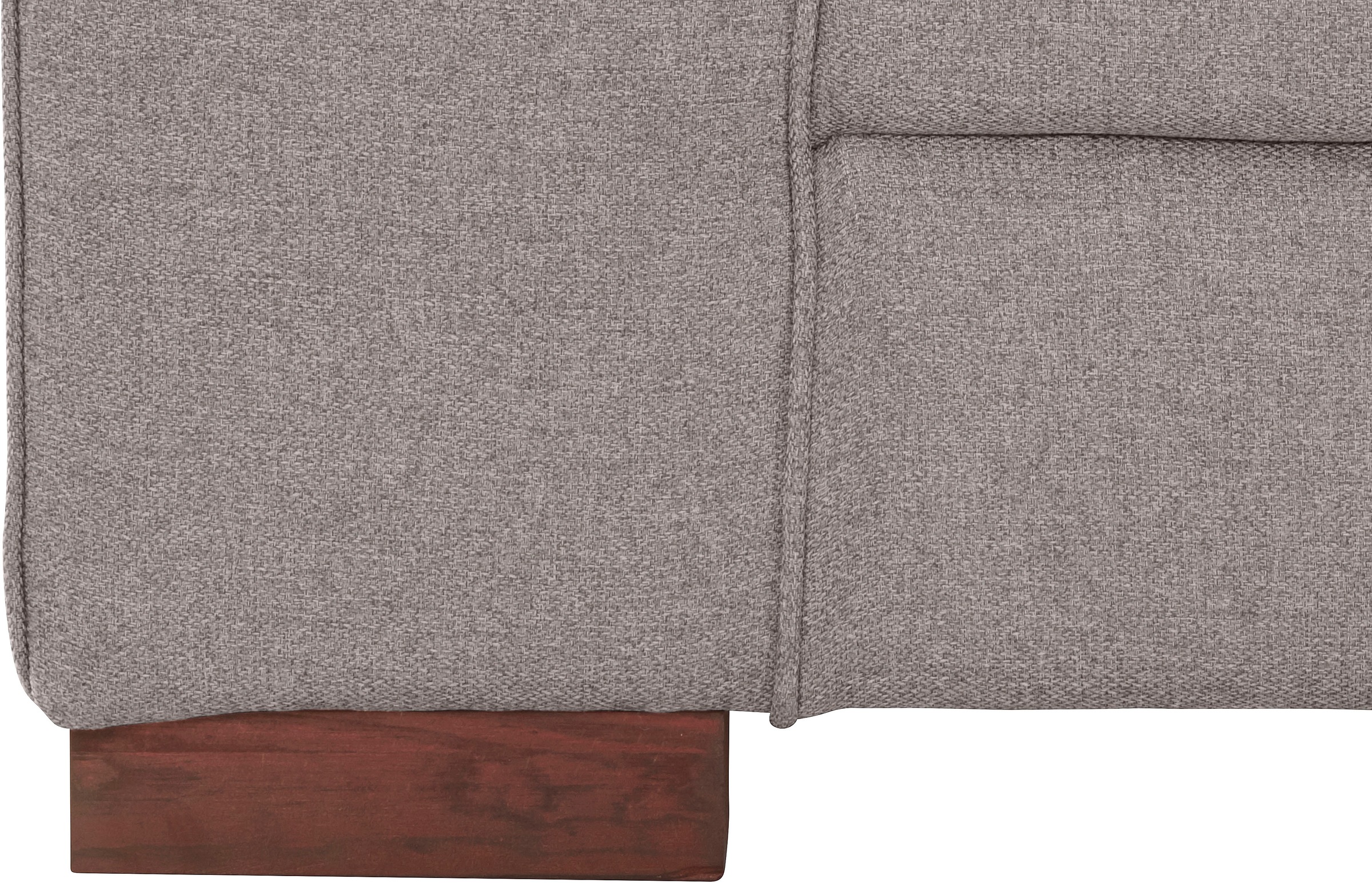 Home affaire Ecksofa »Broughton L-Form«, weicher Sitzkomfort, incl. 4 Zierkissen, Keder