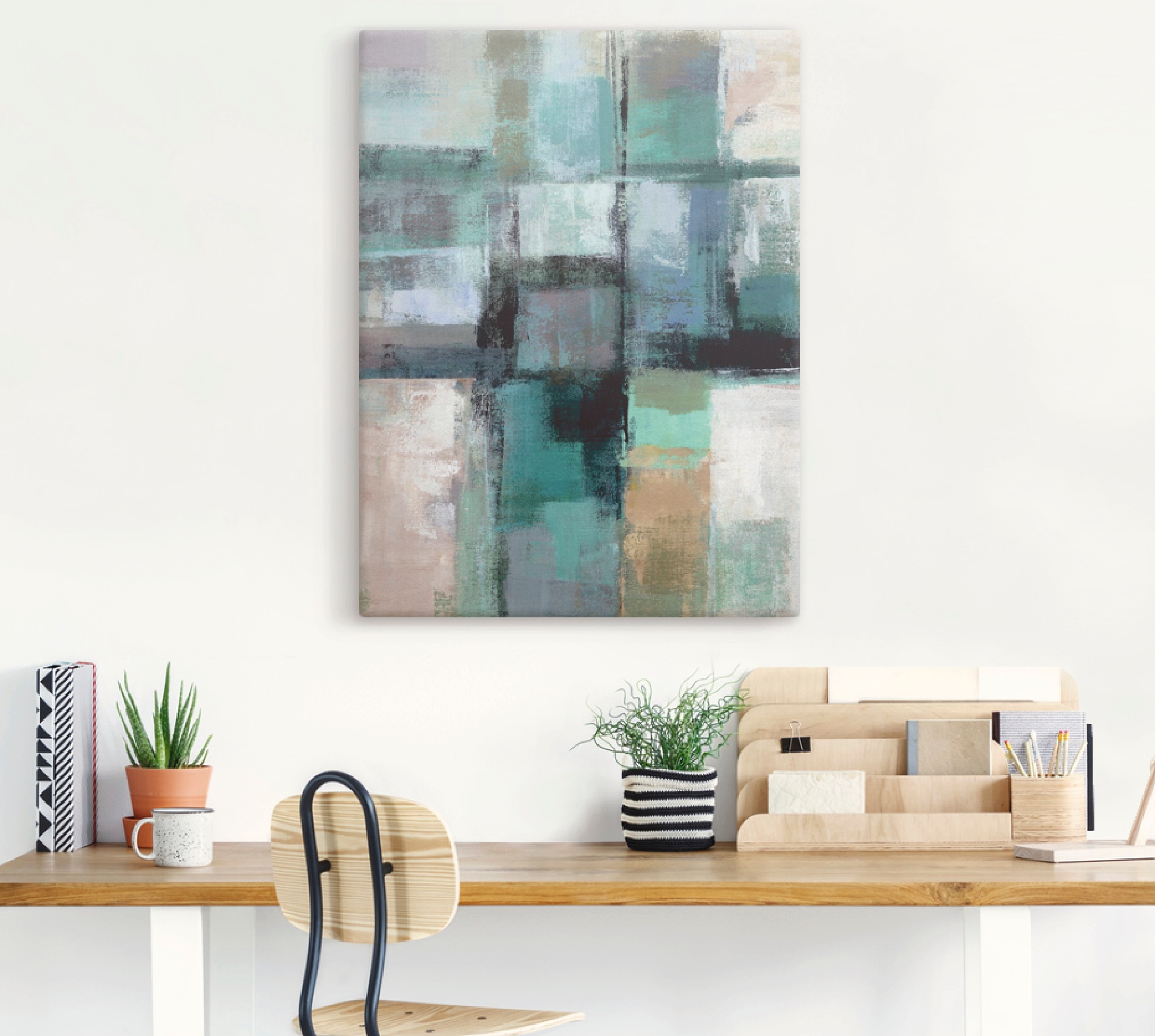 Artland Leinwandbild »Inselfarben I« Muster 1 Stk. tlg. auf Holzrahmen gespannt