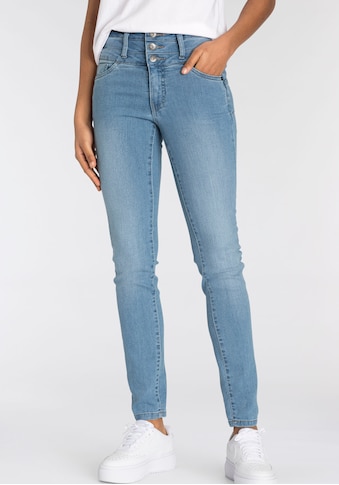 Arizona Slim-fit-Jeans »mit extra breitem Bund«, High Waist kaufen