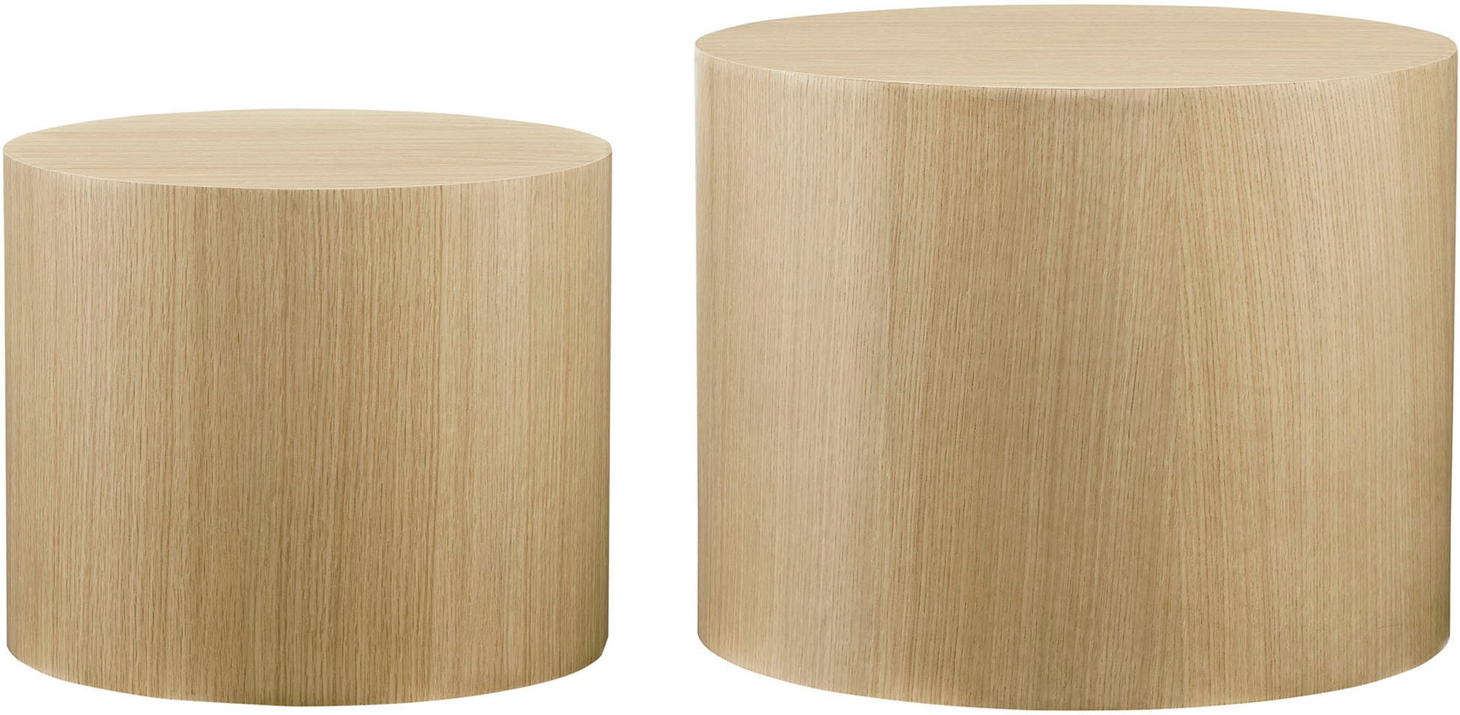 SalesFever Couchtisch, (2 St.), mit Holzfurnier