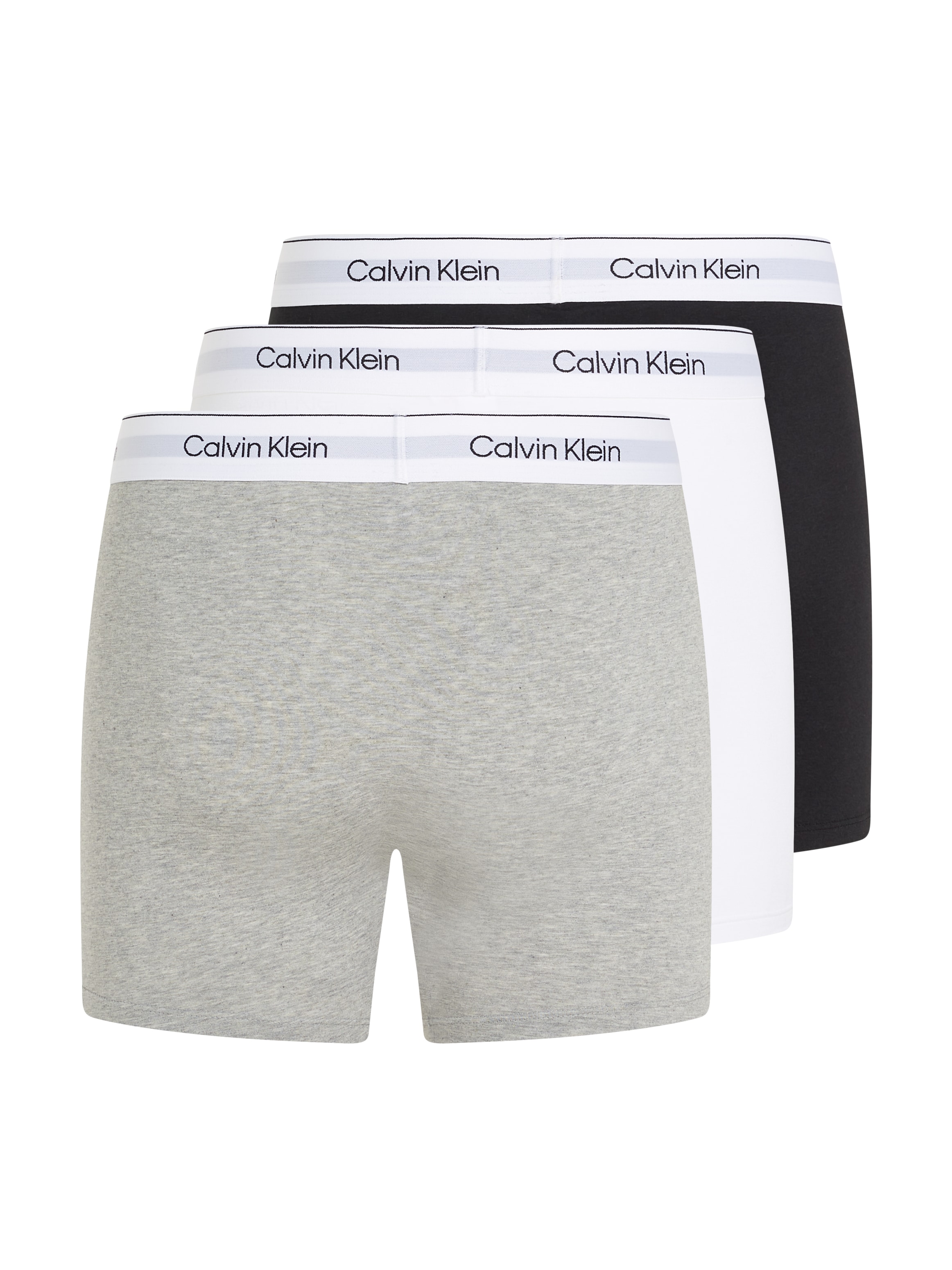 Calvin Klein Underwear Boxer »BOXER BRIEF 3PK«, (Packung, 3 St.), mit längerem Bein, Logo-Elastikbund (3 Stück)