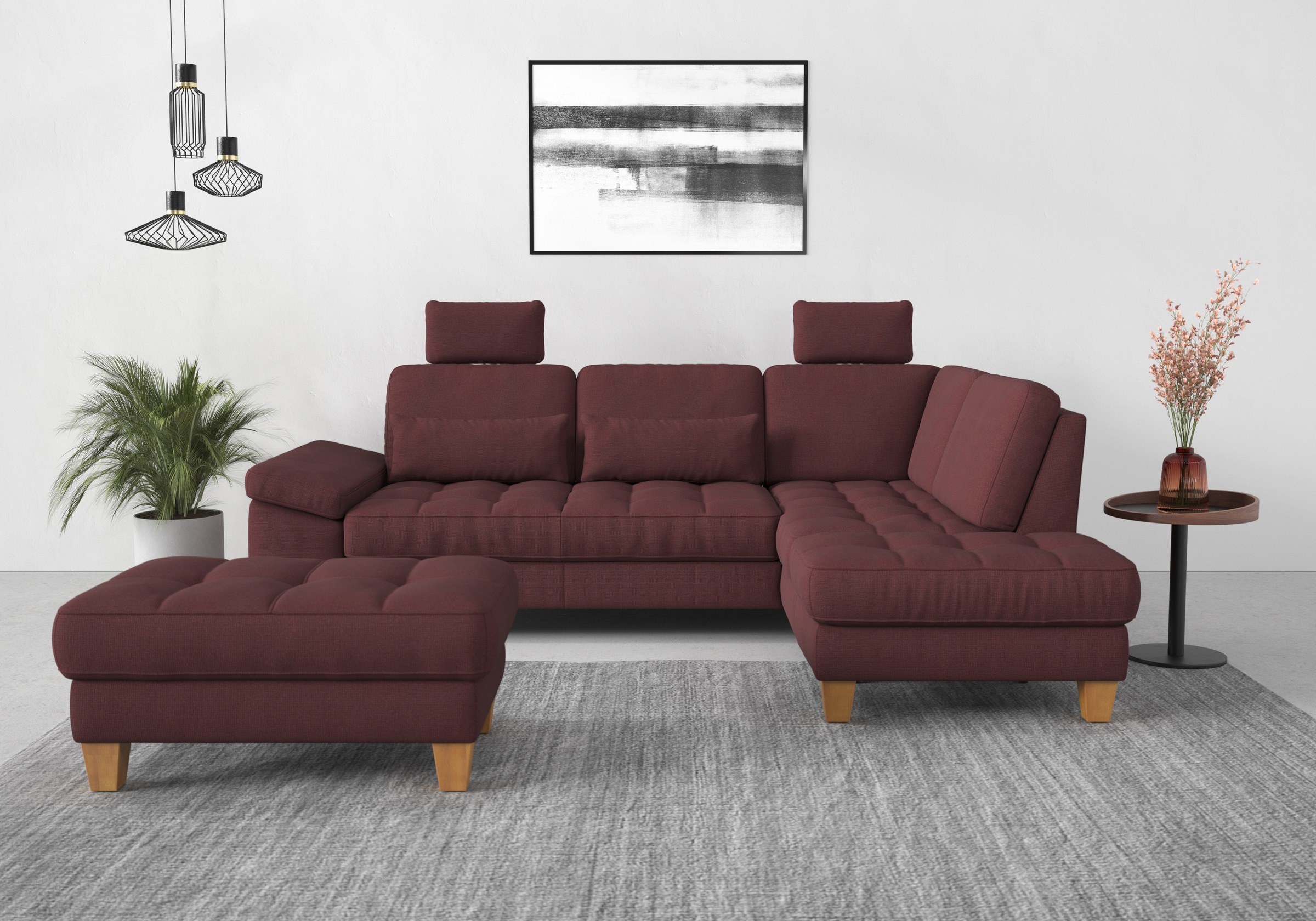 sit&more Stauraumhocker »Westham«, wahlewise mit/ohne Federkern