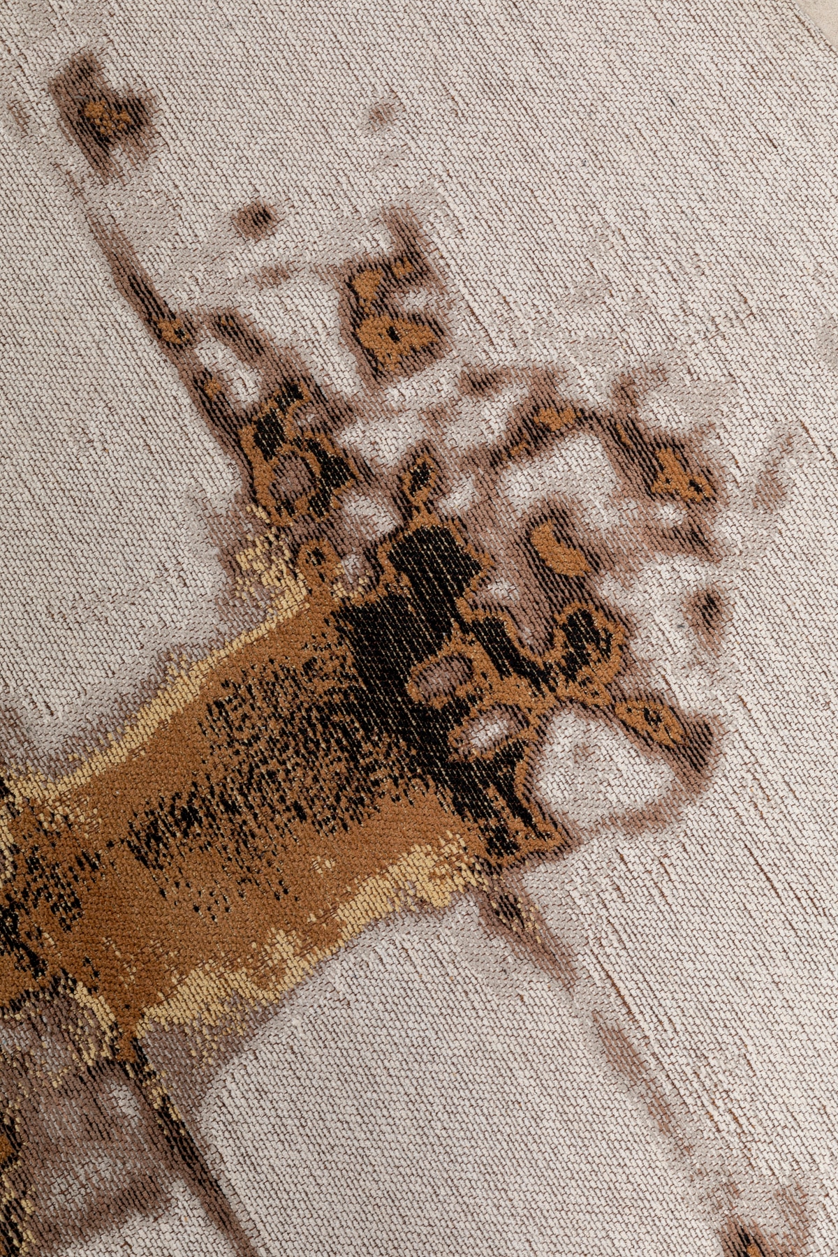 Kare Design Teppich »Abstract Grey Line« 1 mm Höhe rechteckig oder rund