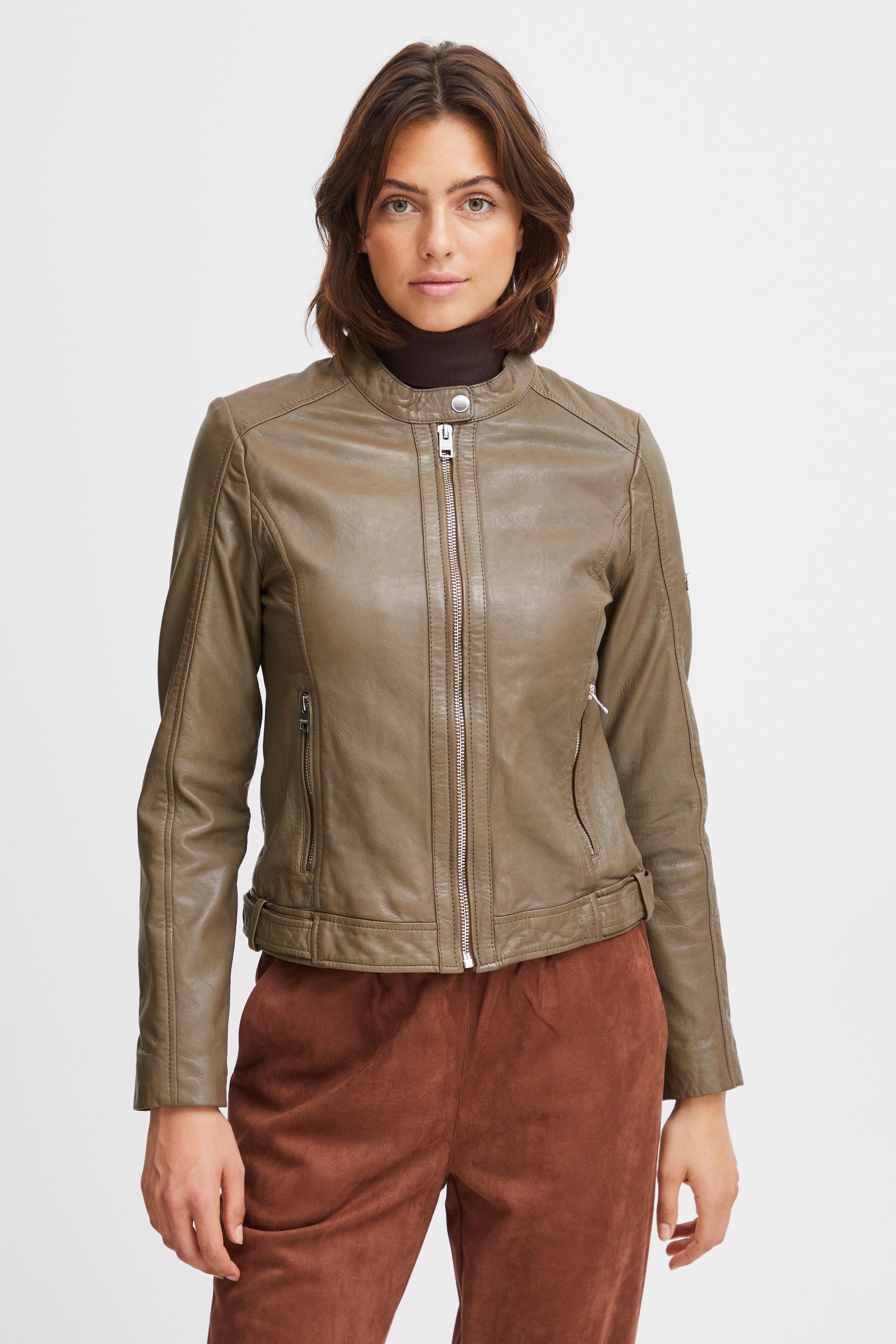 OXMO Lederjacke »Lederjacke OXDenise«, ohne Kapuze